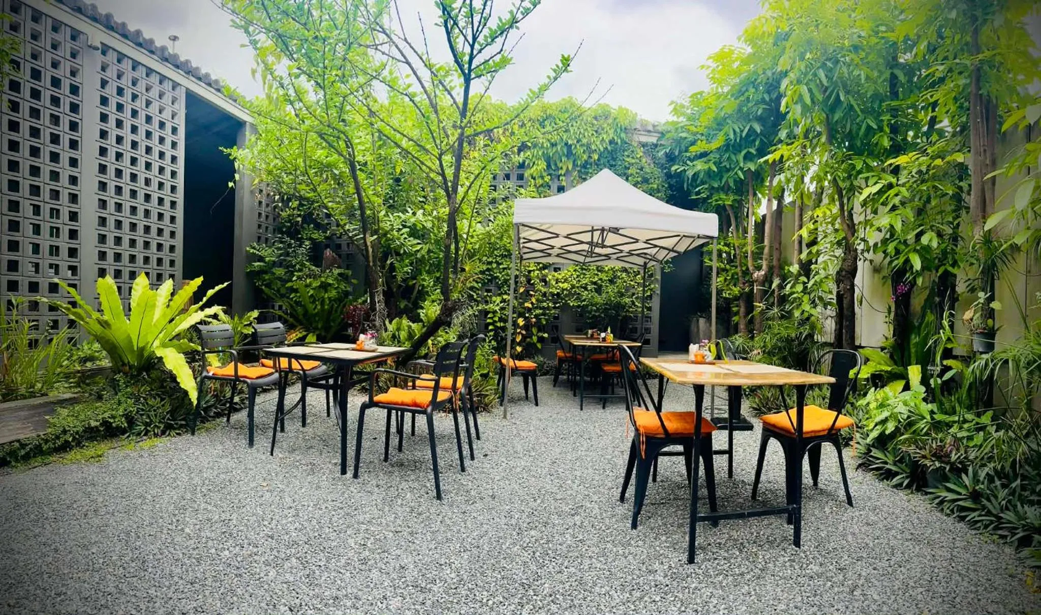 Garden view in Baba pim villa