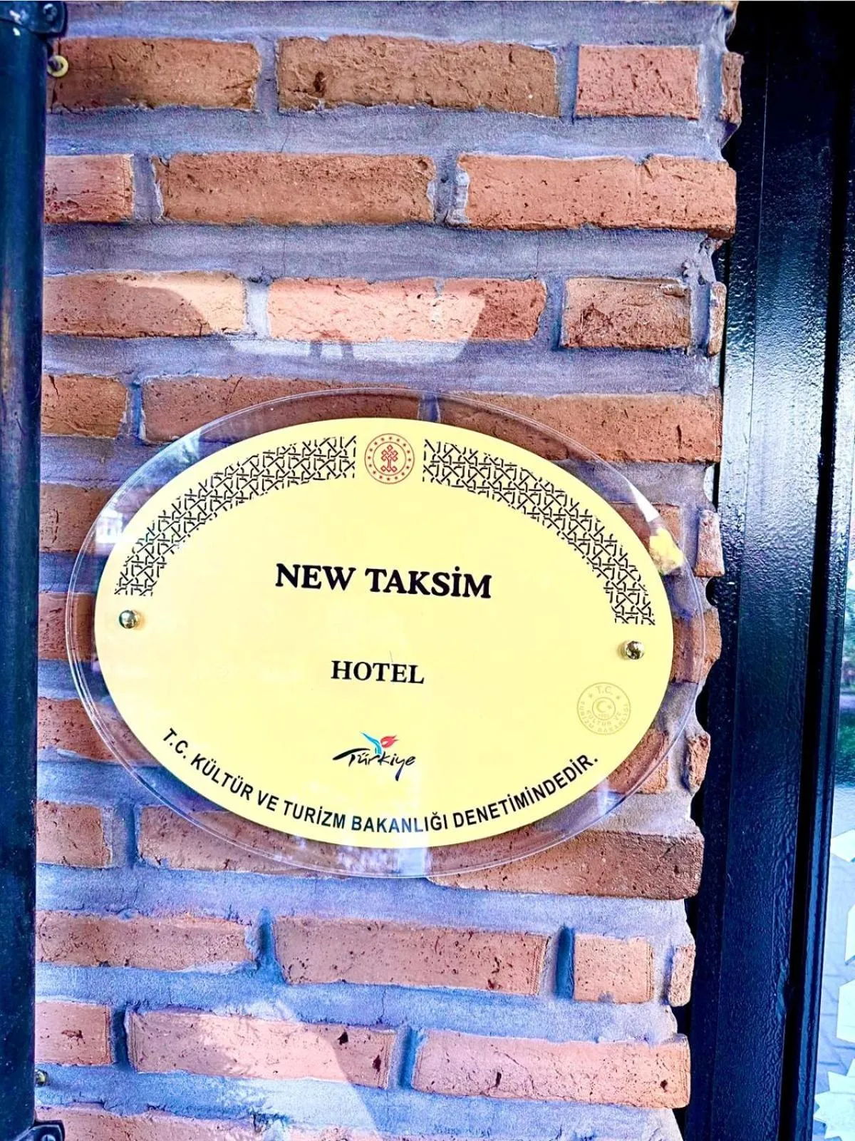 Certificate/Award in New Taksim Hotel