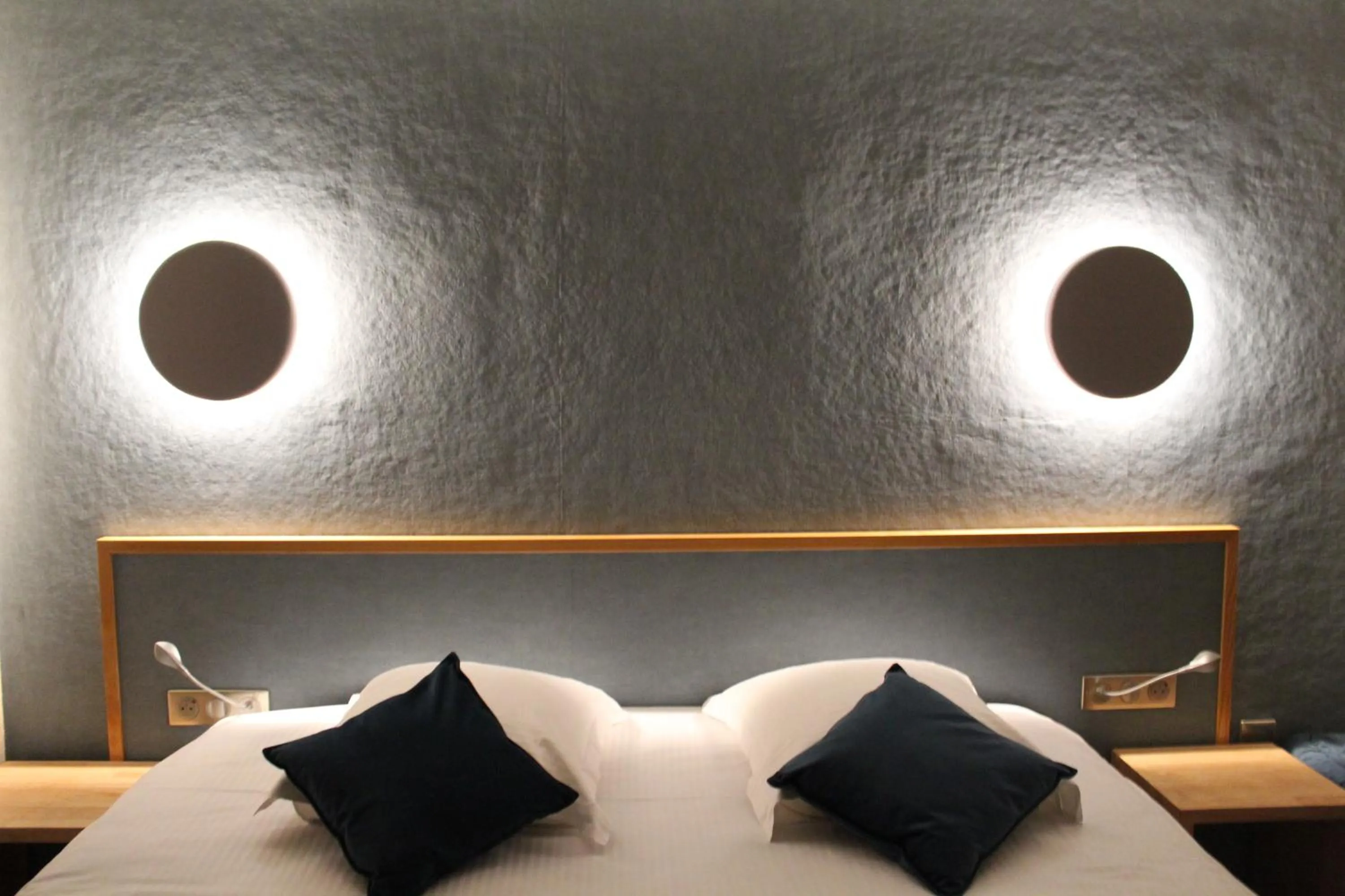 Bed in Hôtel Mélodie