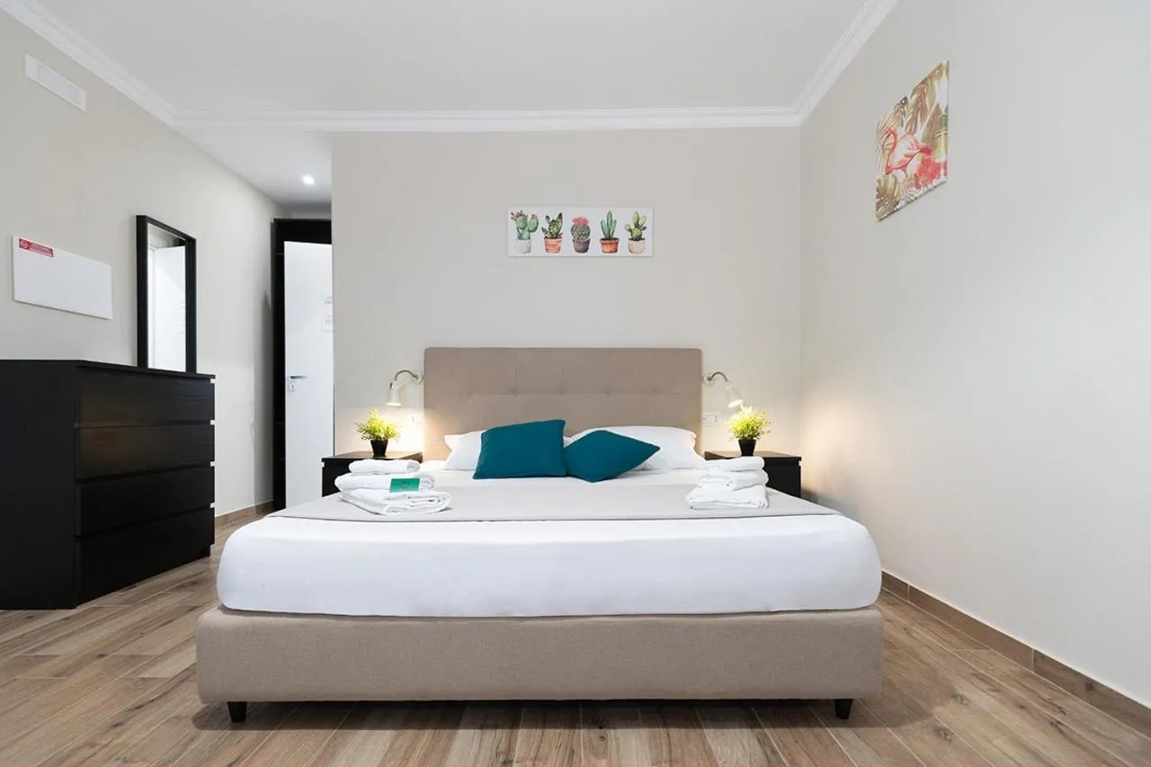 Bedroom, Bed in Khome Giardini Naxos