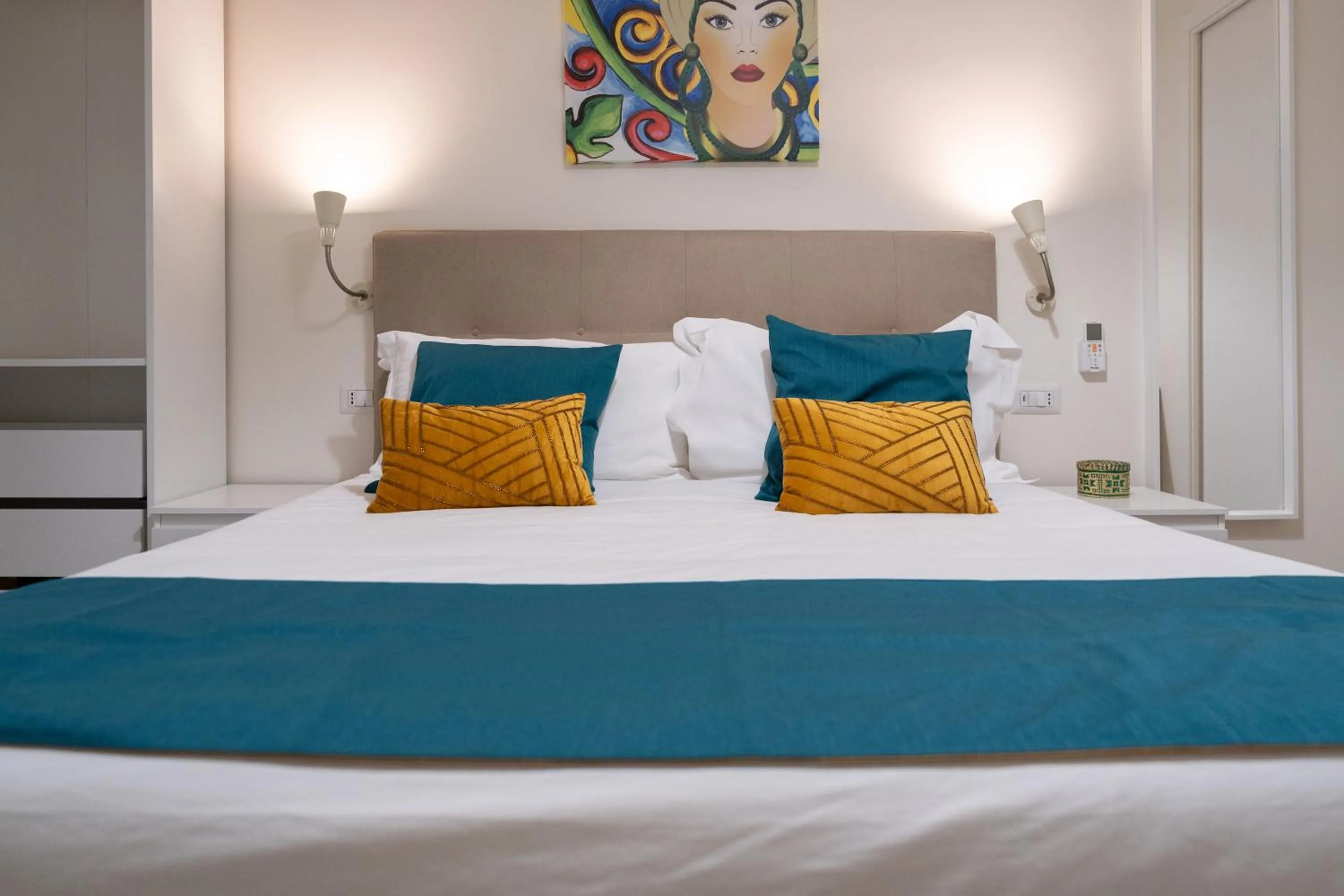 Bedroom, Bed in Nery Home Giardini Naxos