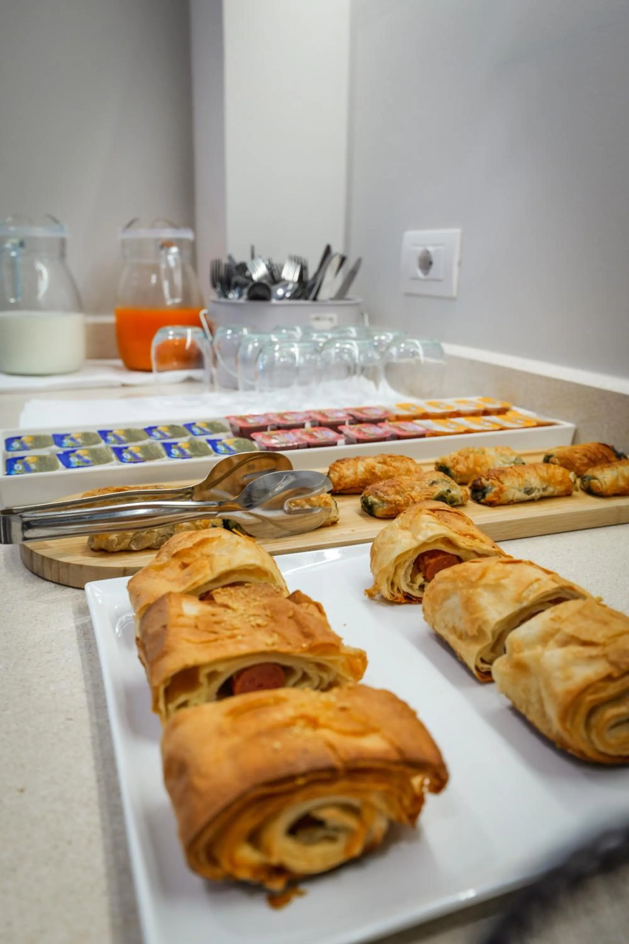 Kitchen or kitchenette in Hotel Central