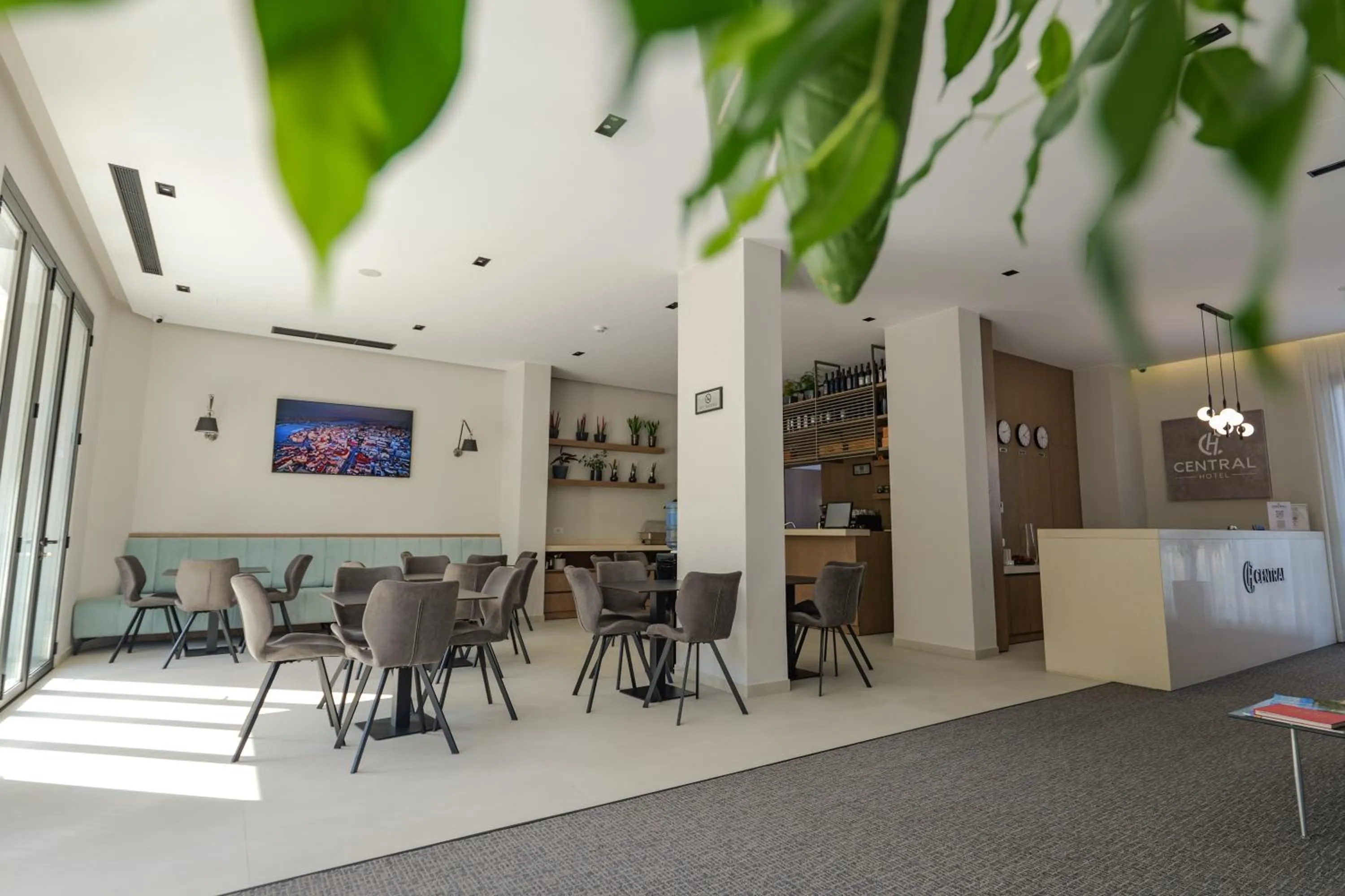 Seating area in Hotel Central