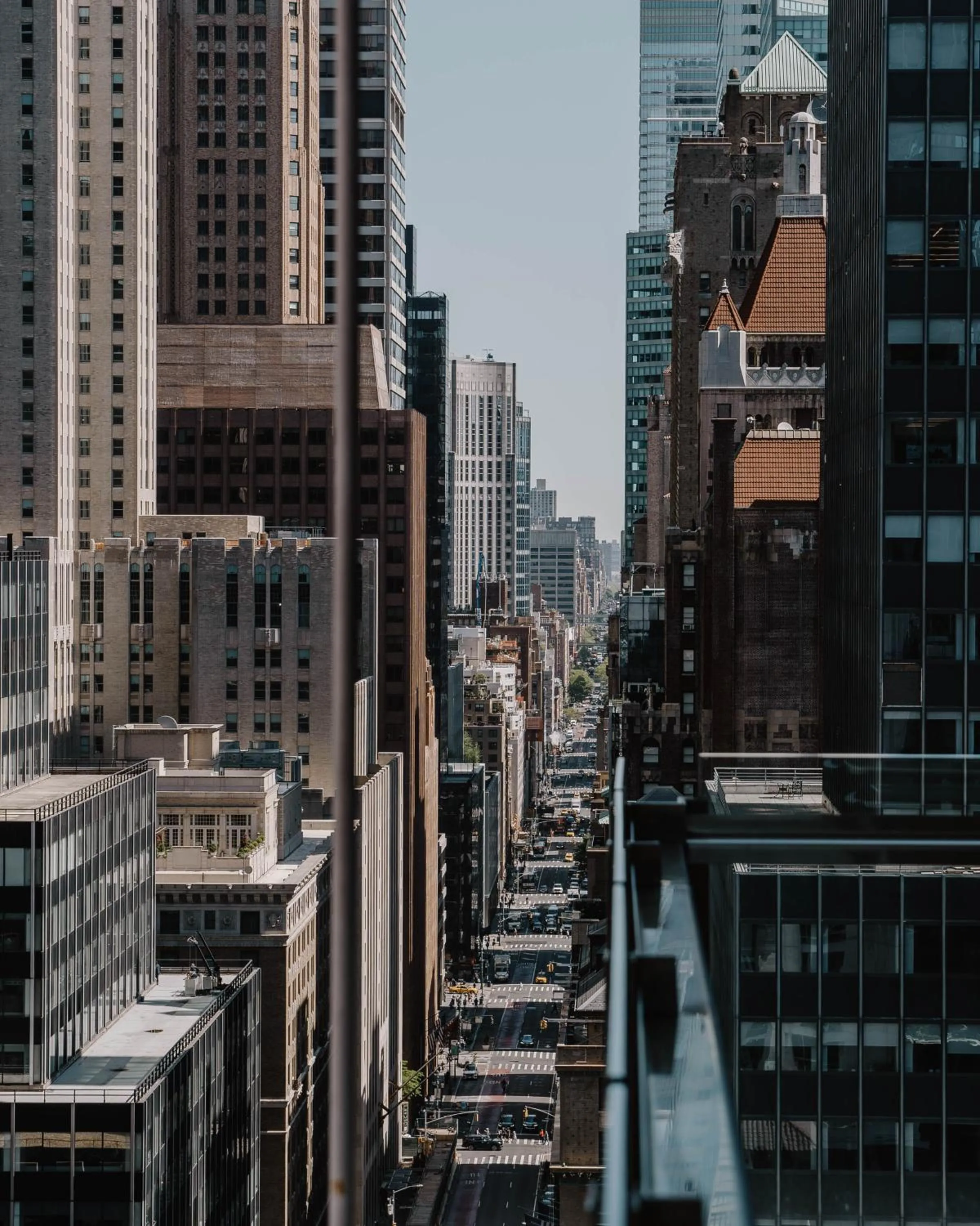 City view in Club Quarters Hotel Grand Central, New York