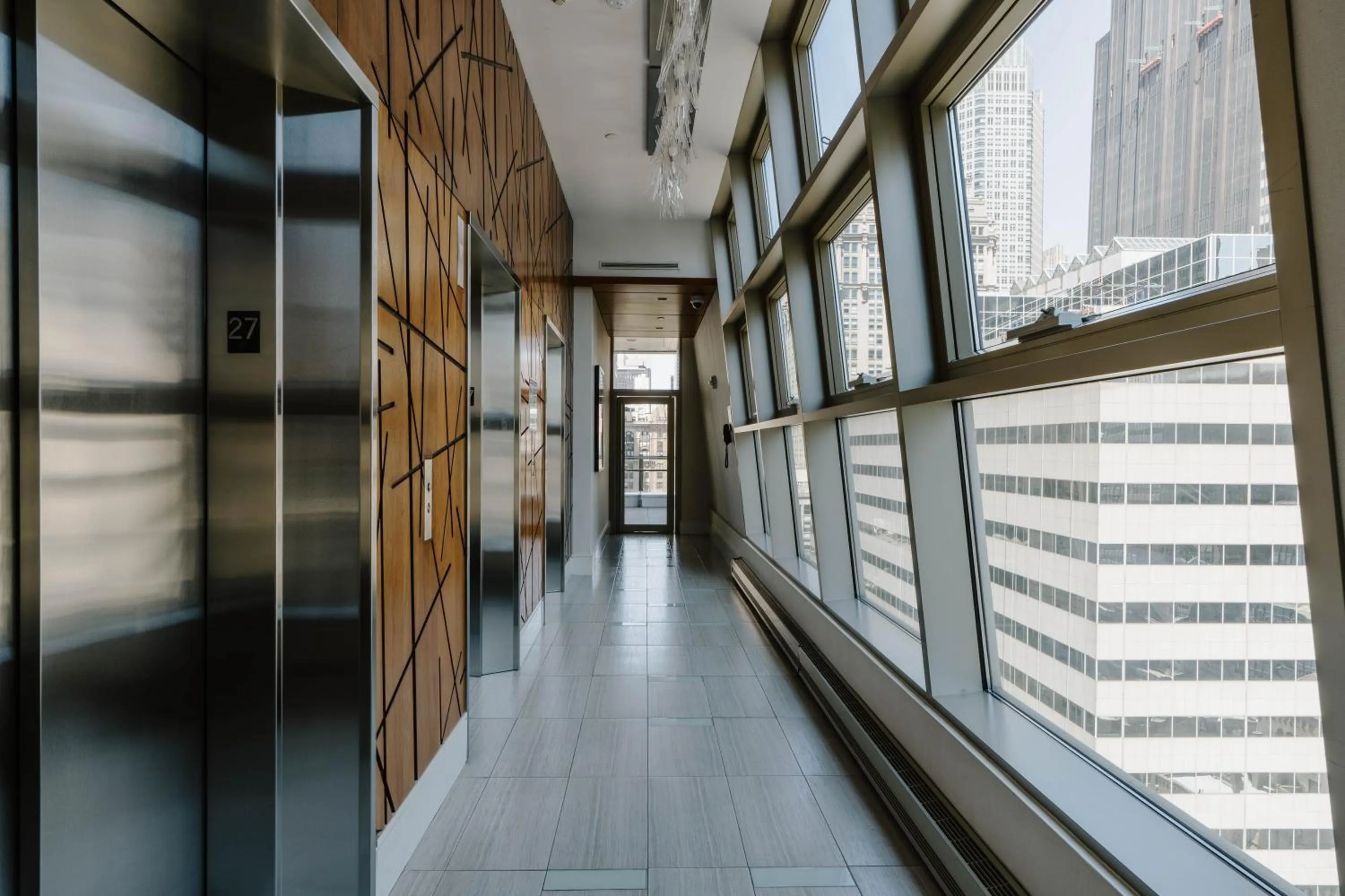 City view in Club Quarters Hotel Grand Central, New York