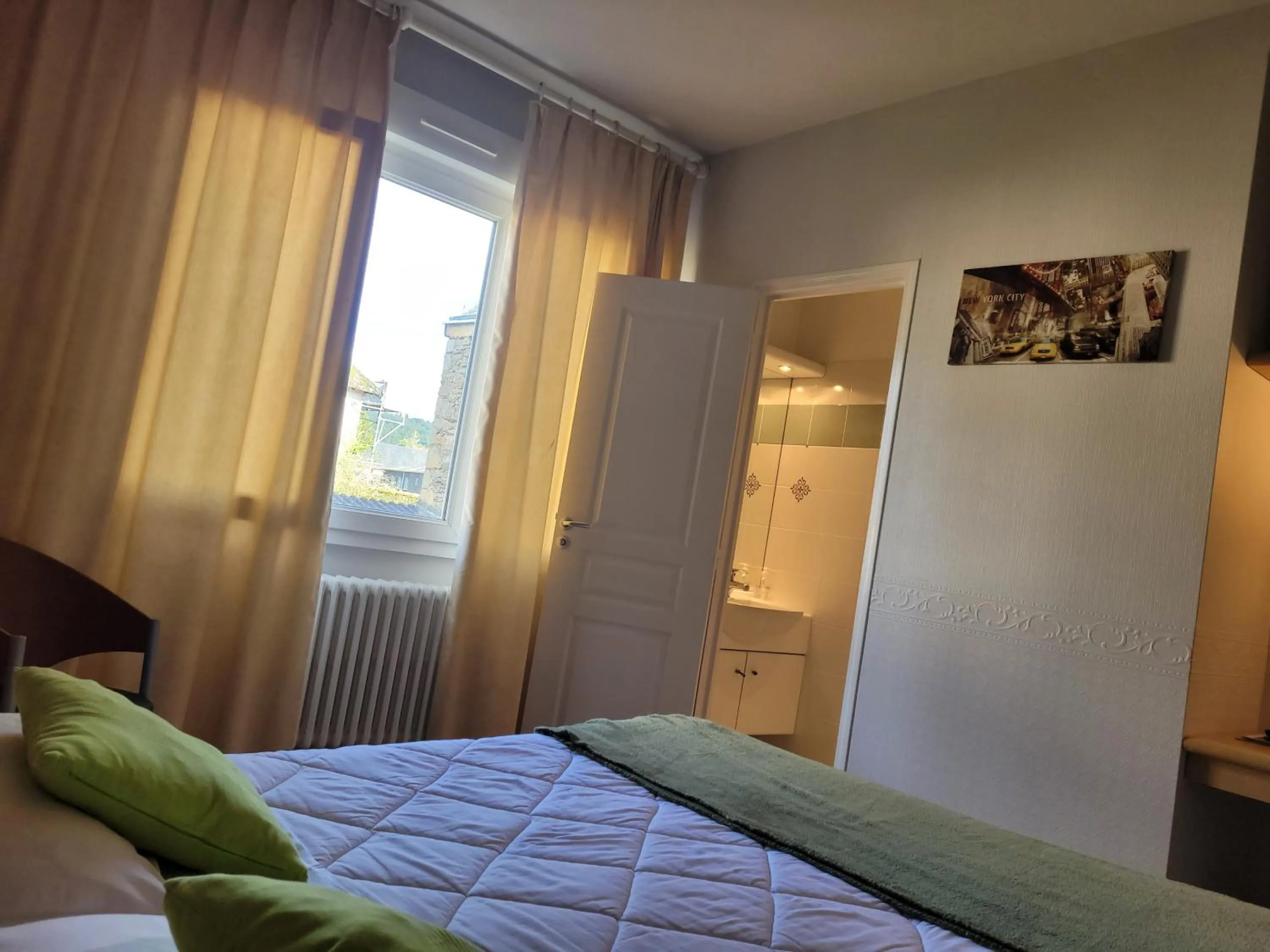 Bed in Hotel Fouillade