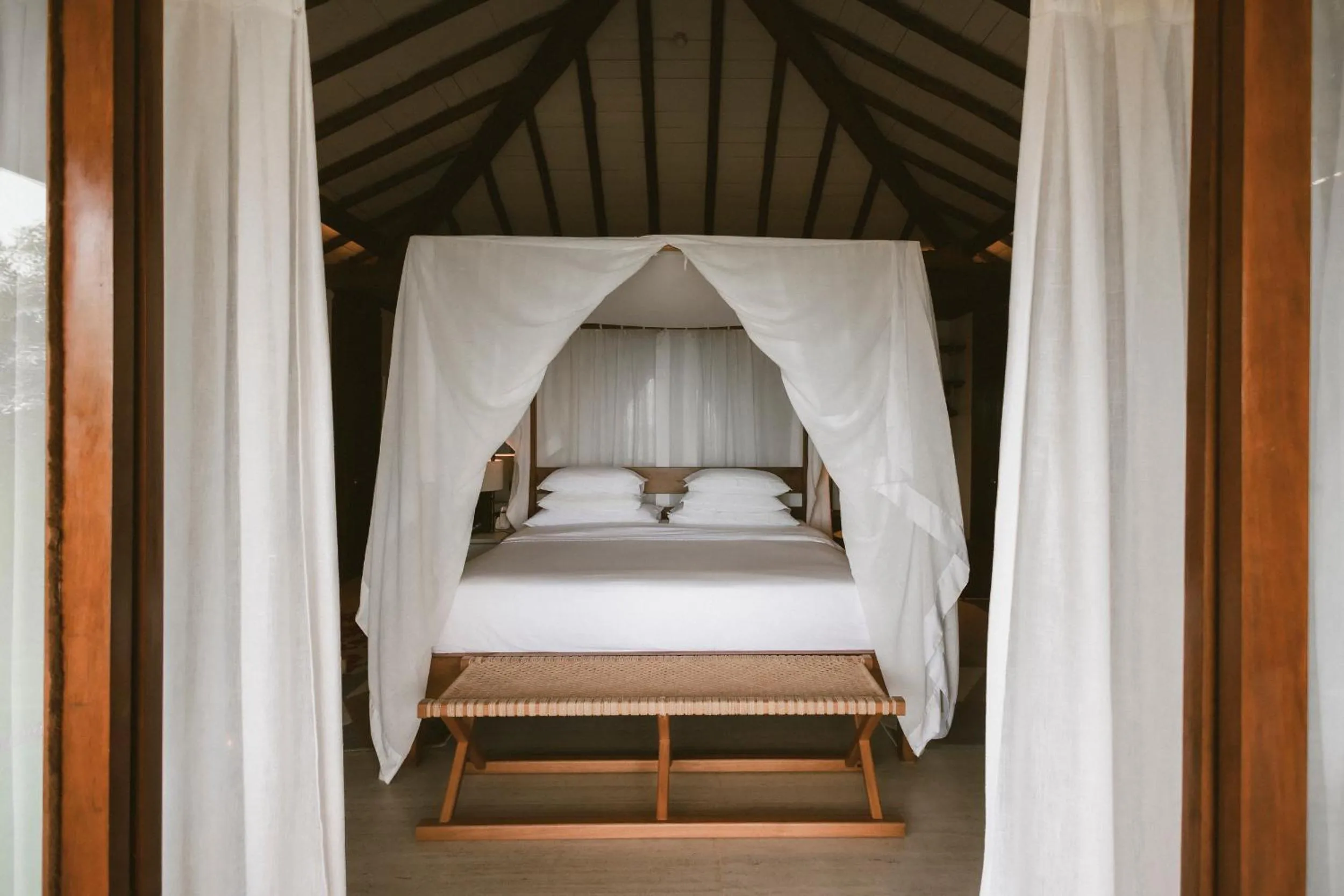 Bed in Pousada Maravilha