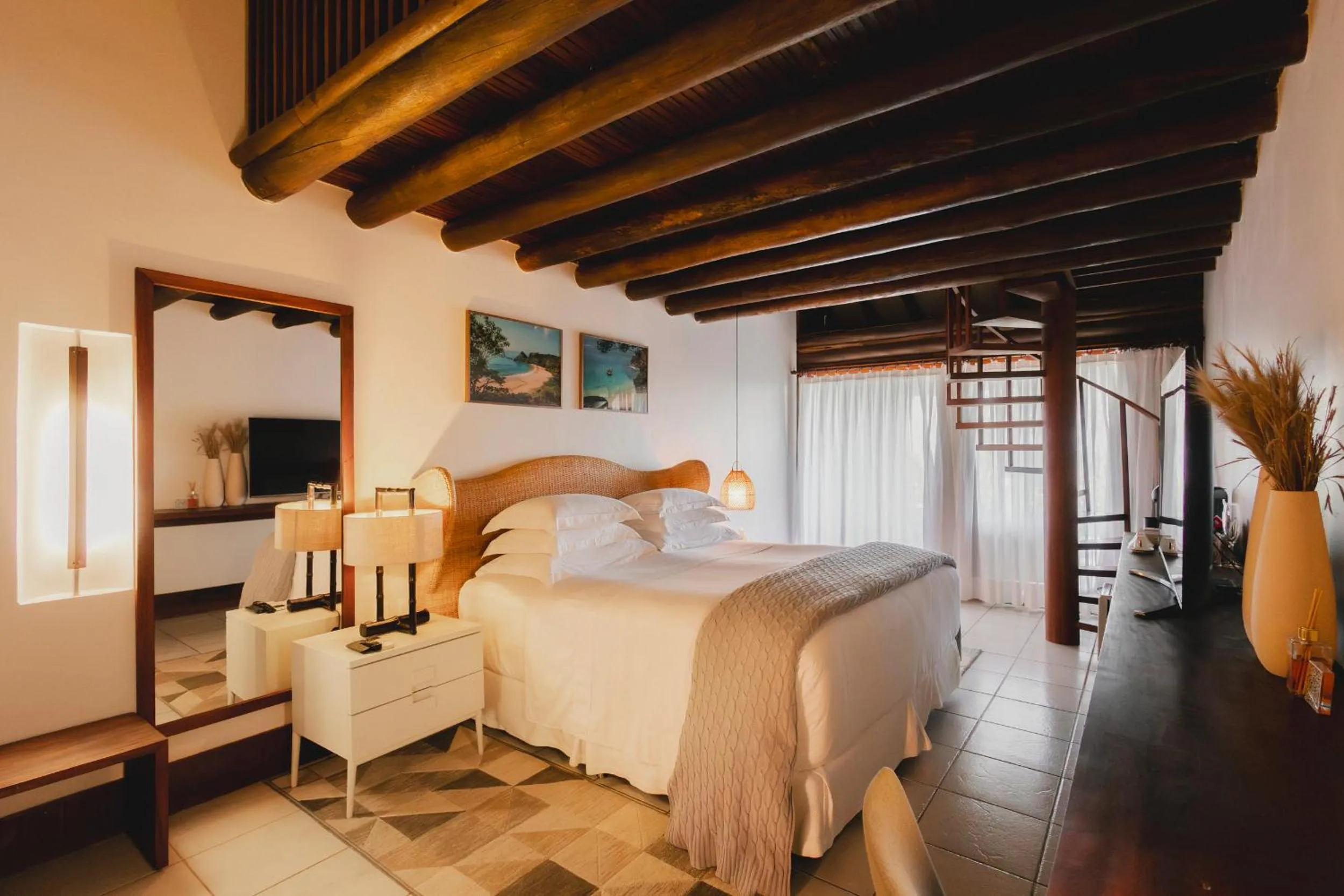 Bed in Pousada Maravilha