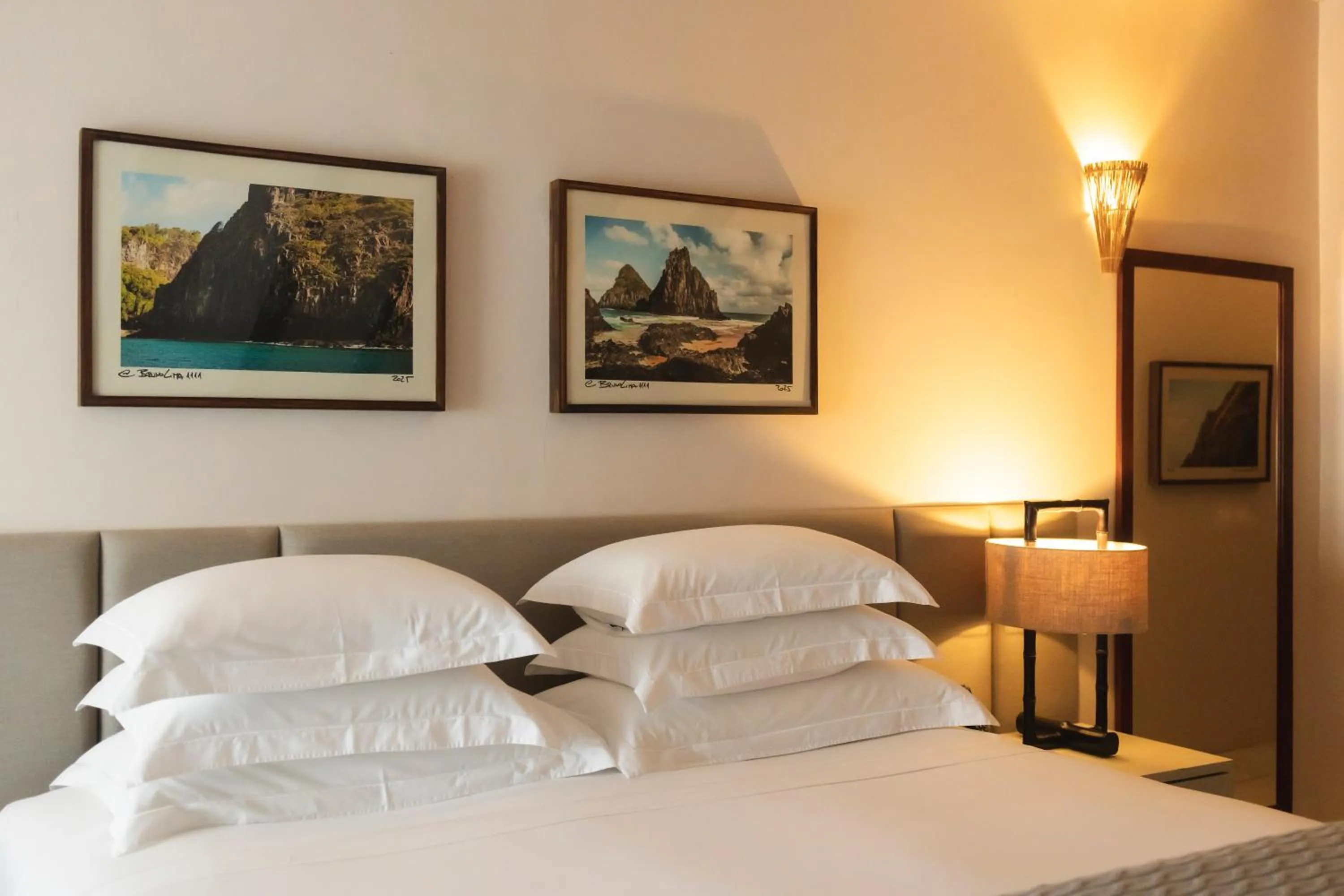 Bed in Pousada Maravilha