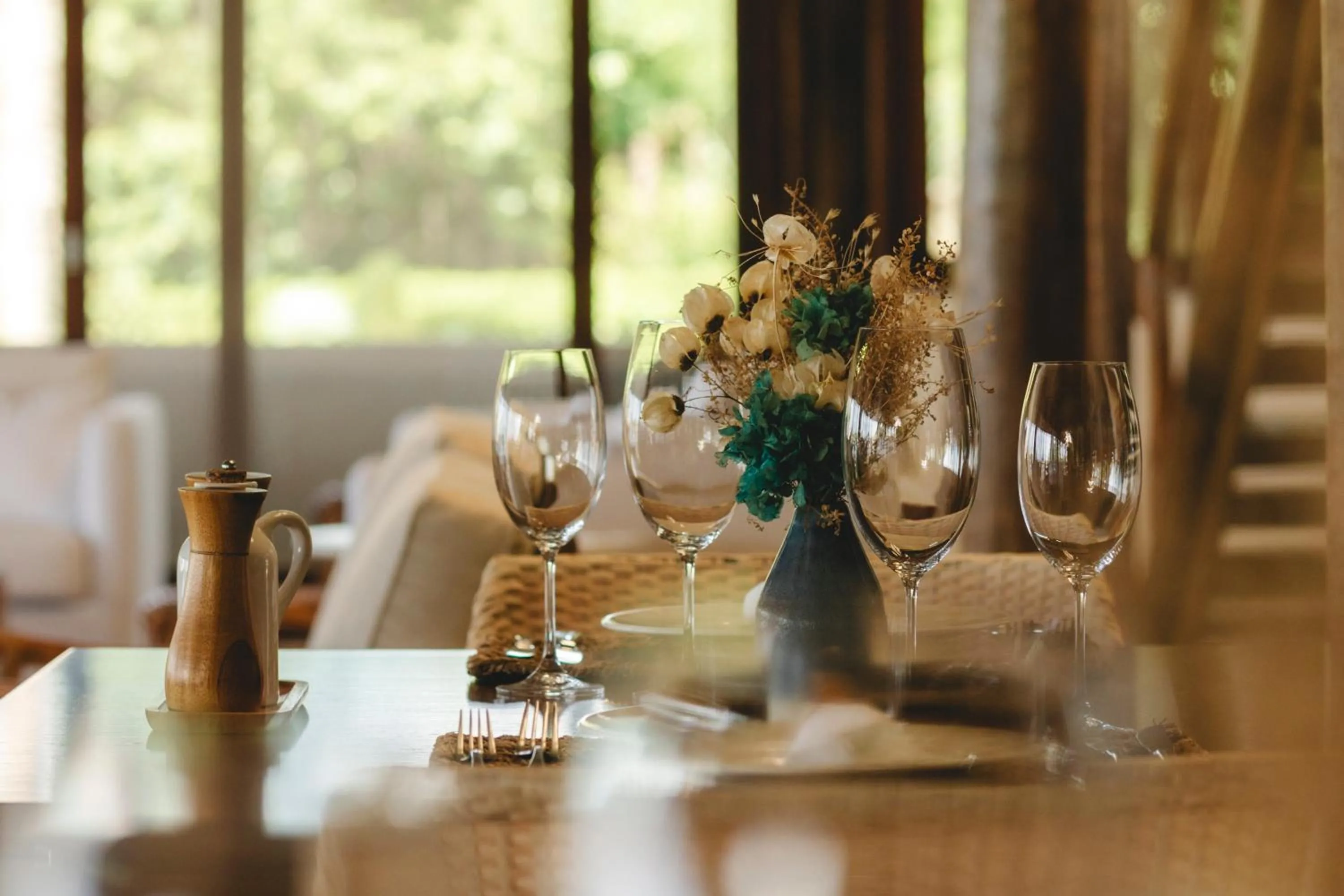 Dining area in Pousada Maravilha