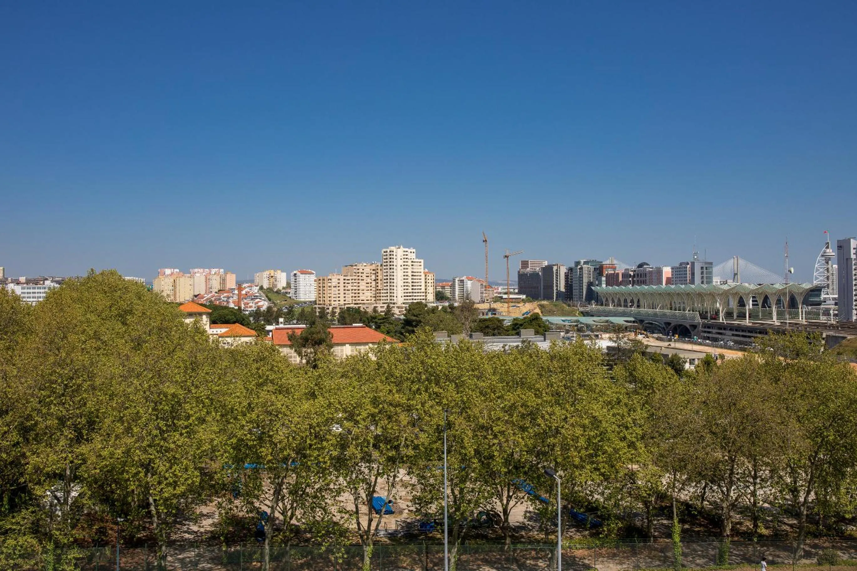 Landmark view in Charming Apartment with Balcony & Pool