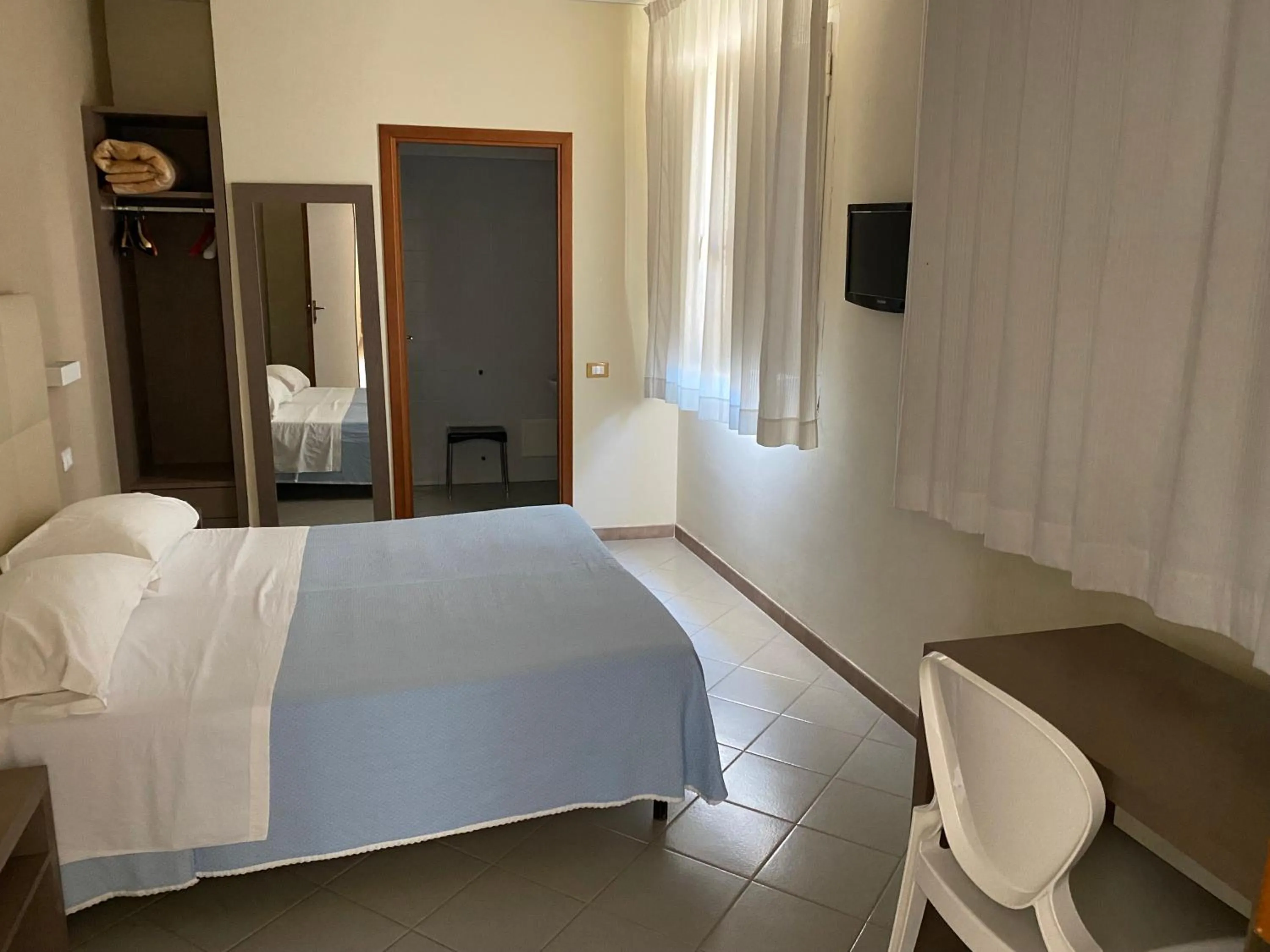 Bed in Hotel Moderno