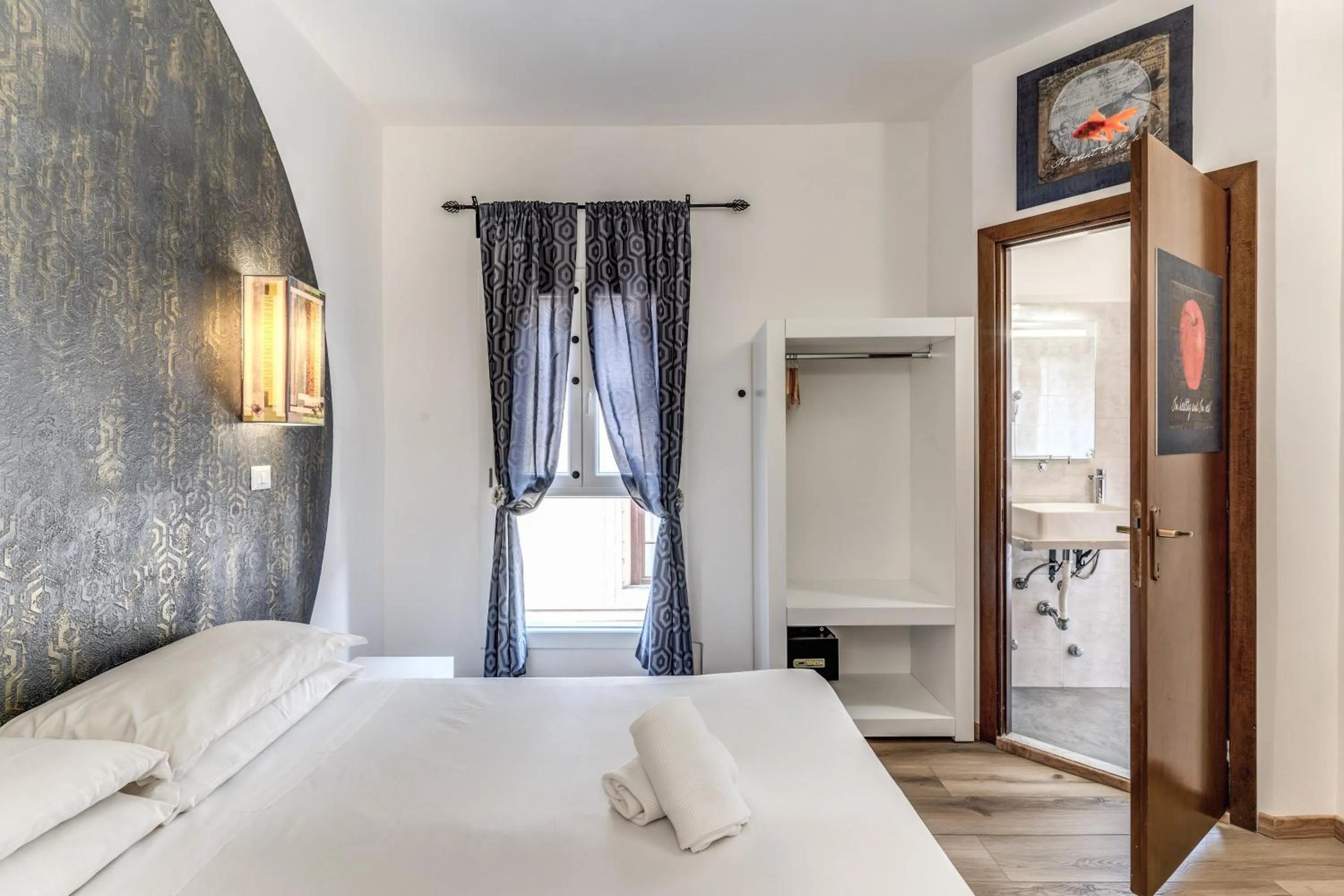 Bedroom, Bed in Hotel Santa Prassede