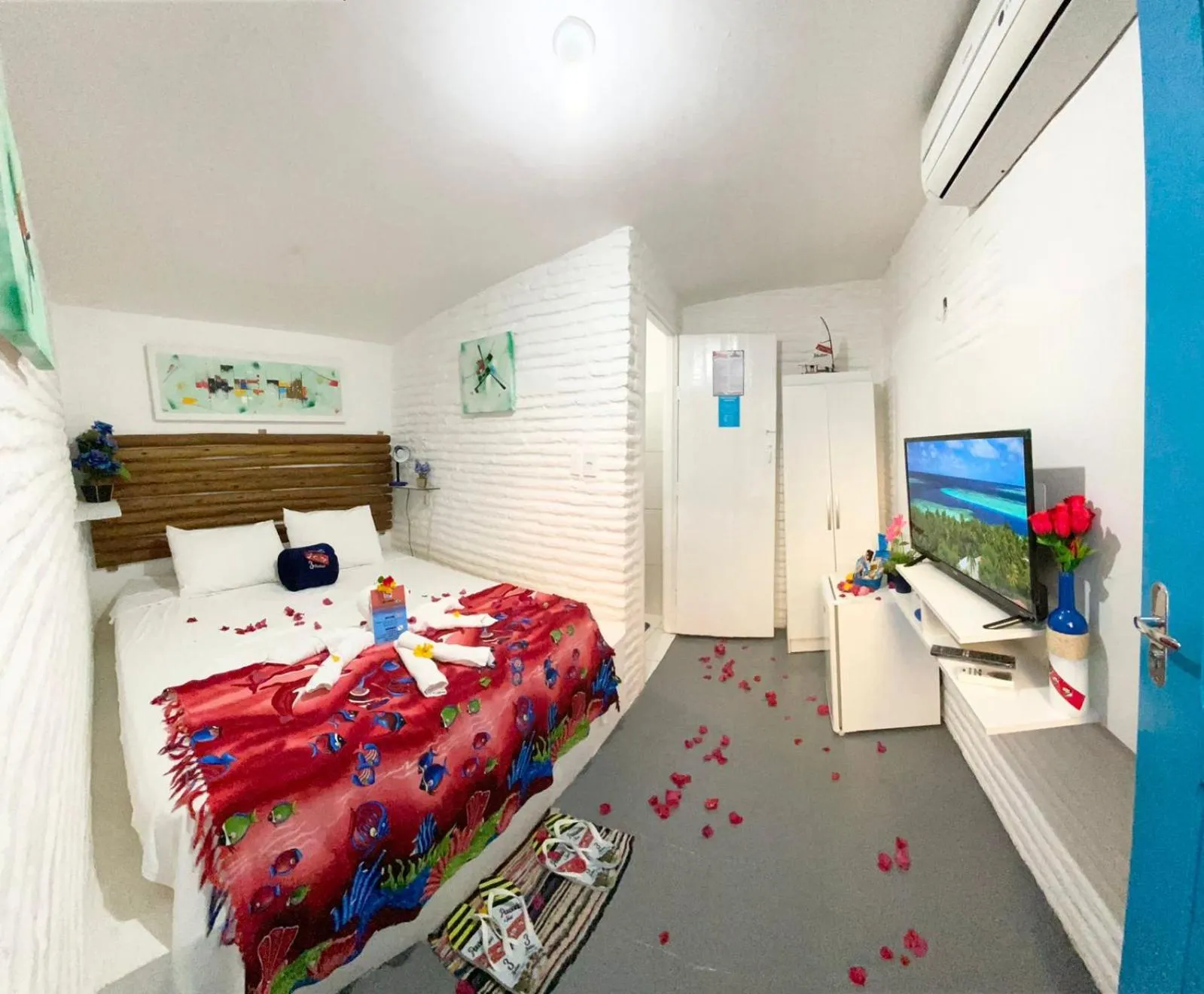 Bed in Pousada & Food 3 Abelhas