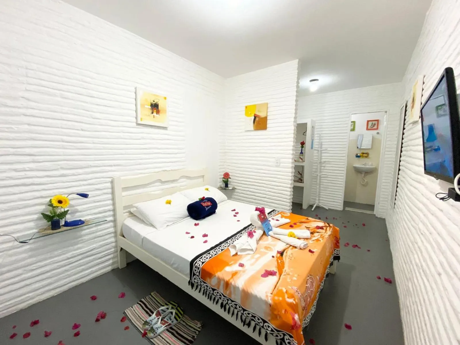 Bed in Pousada & Food 3 Abelhas