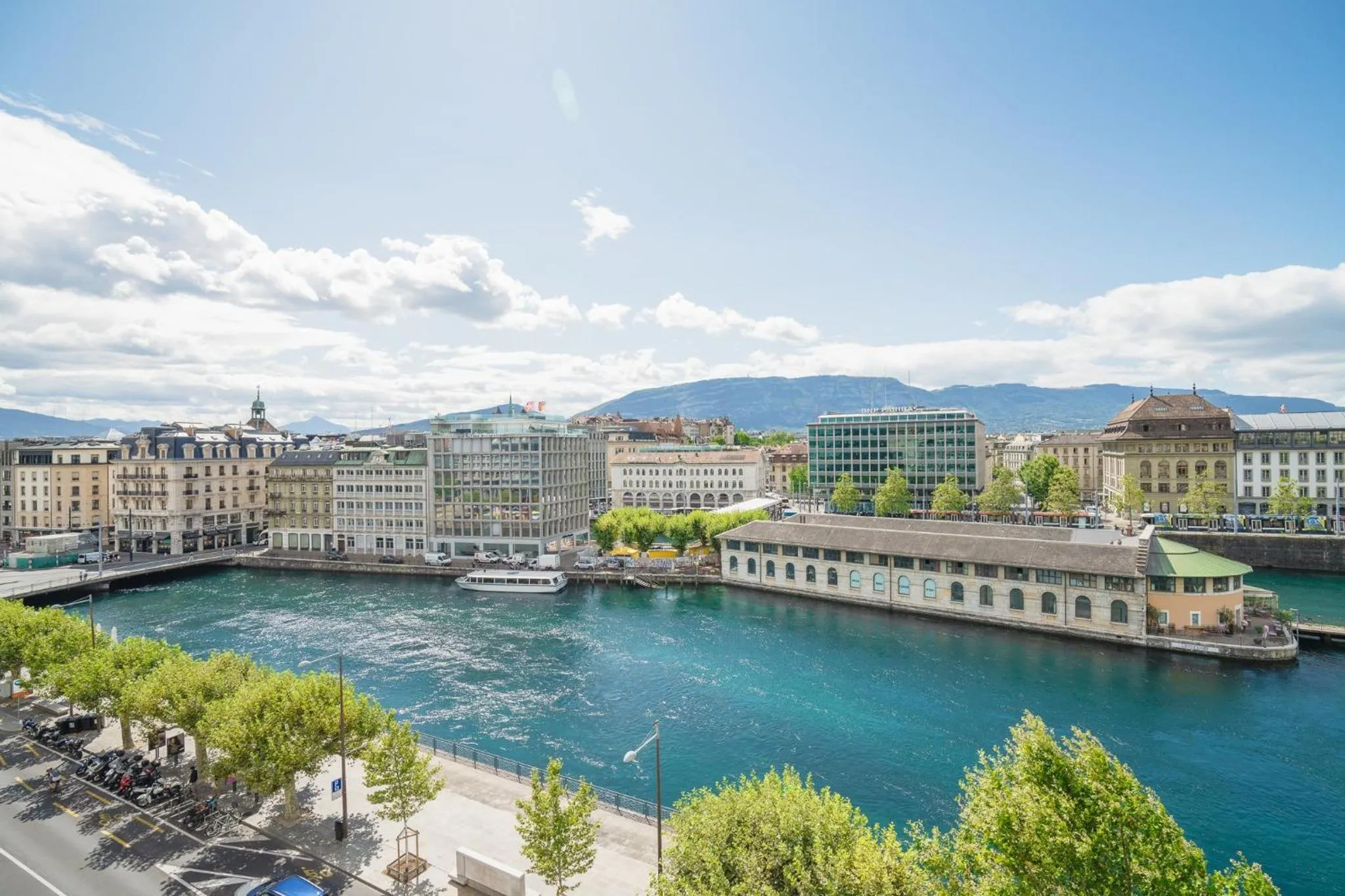 Sea view in Mandarin Oriental, Geneva