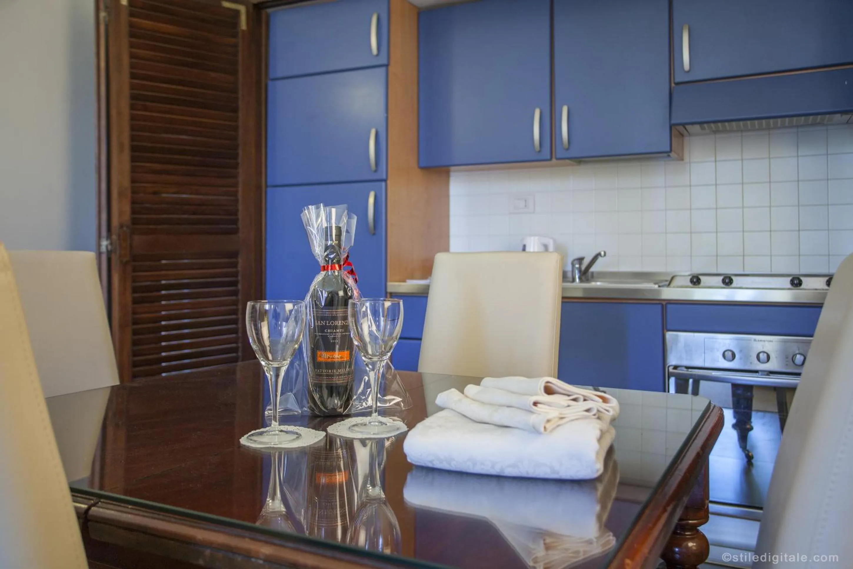 Kitchen or kitchenette in Aldrovandi Residence City Suites