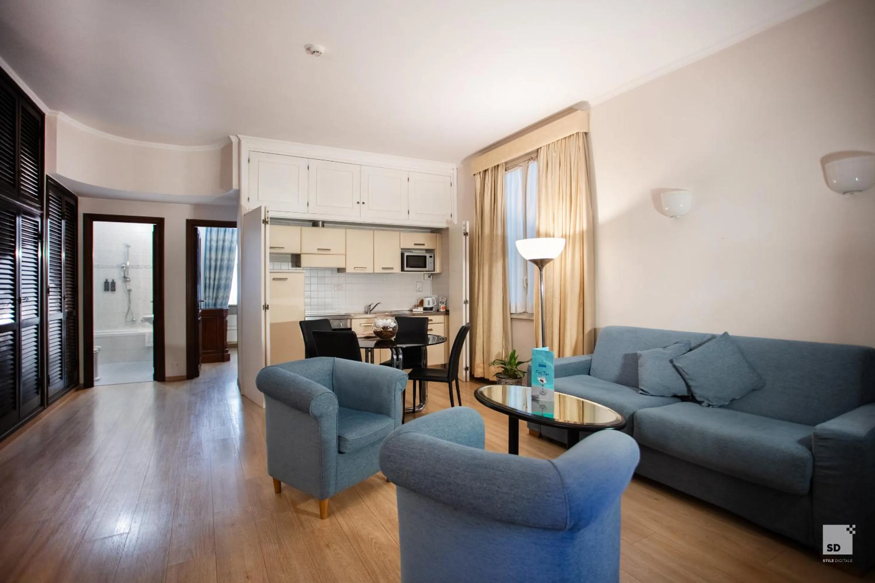 Living room in Aldrovandi Residence City Suites