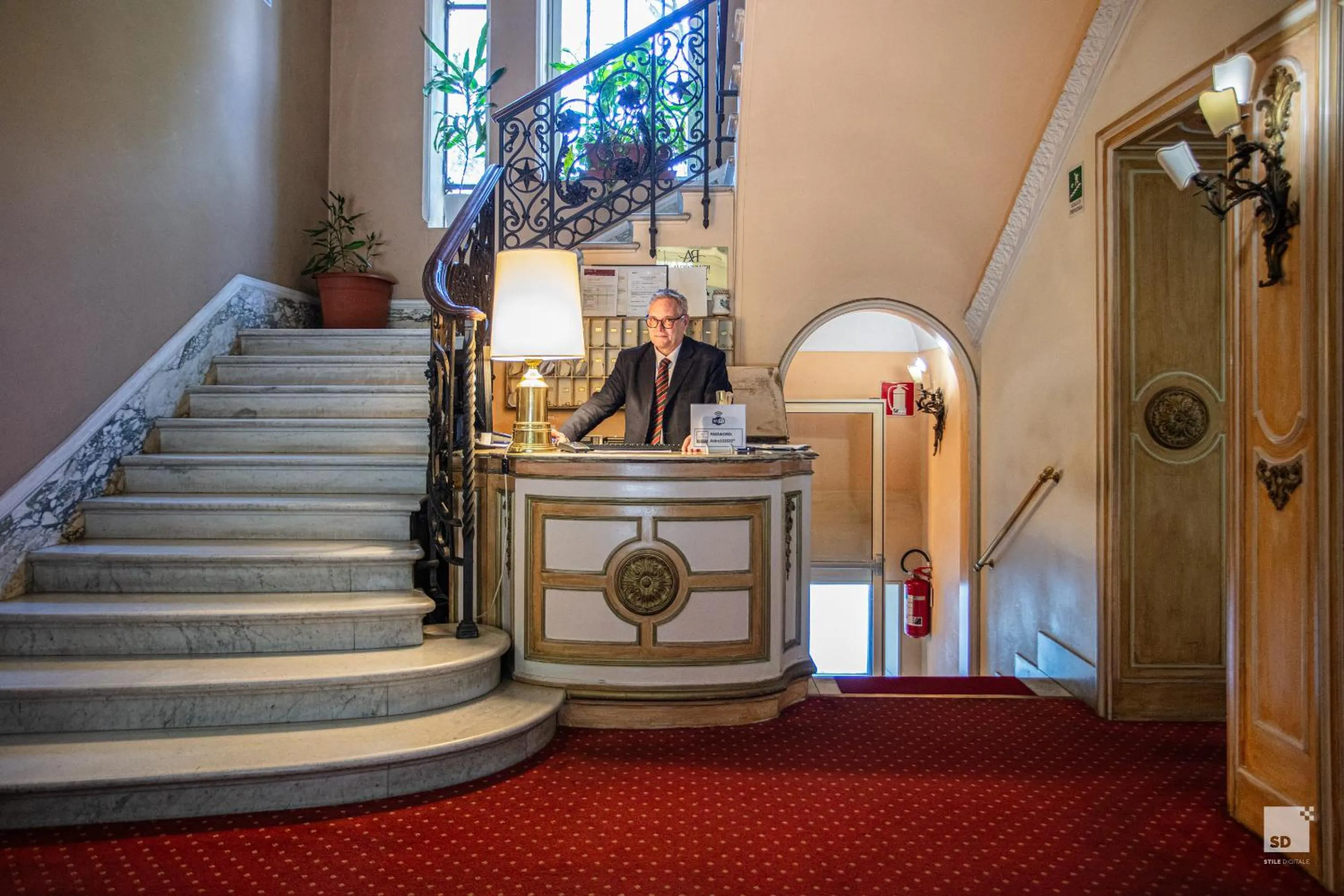 Lobby or reception in Aldrovandi Residence City Suites