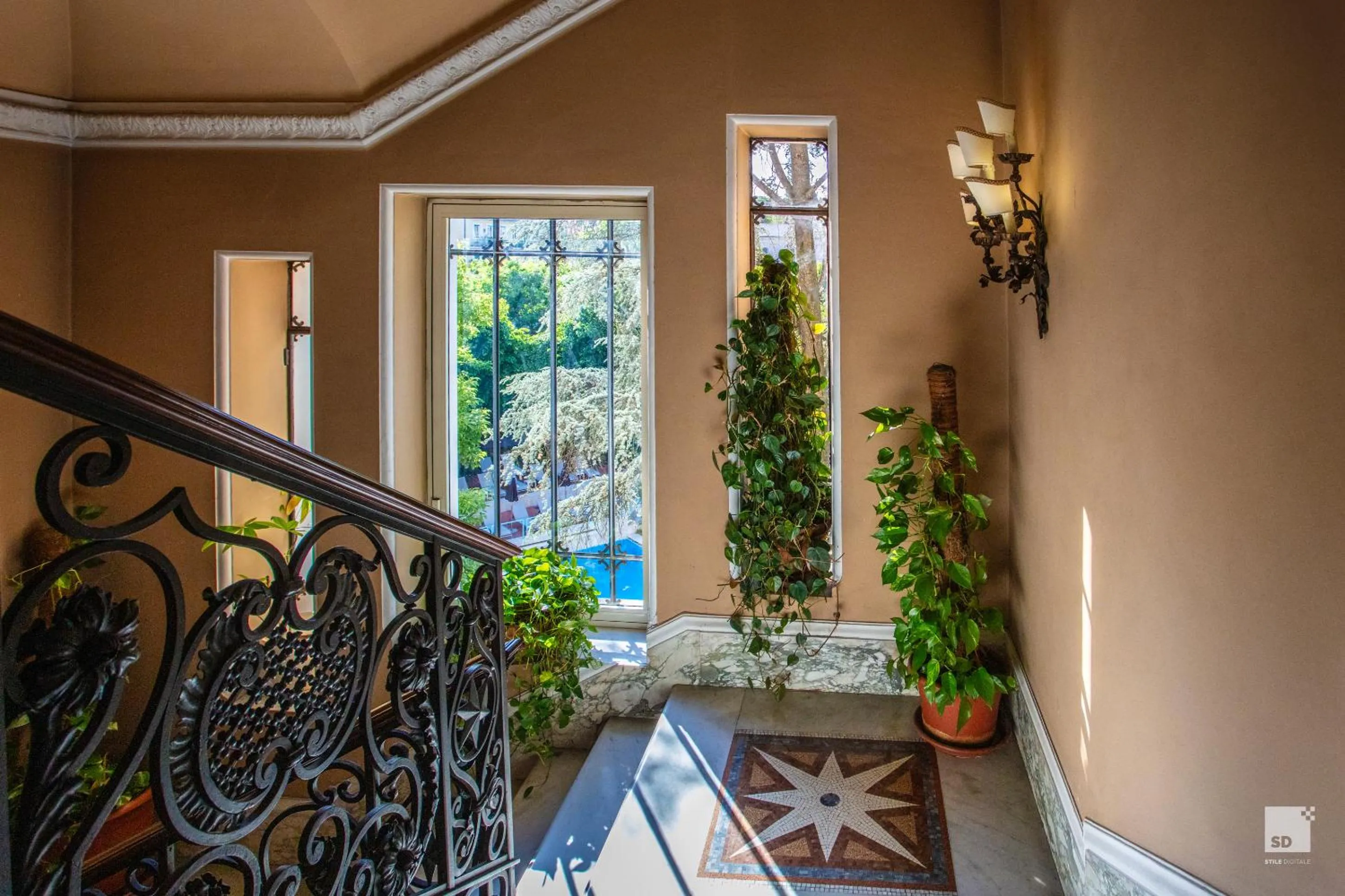 Garden view in Aldrovandi Residence City Suites