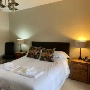 Bed in The Punch Bowl Inn