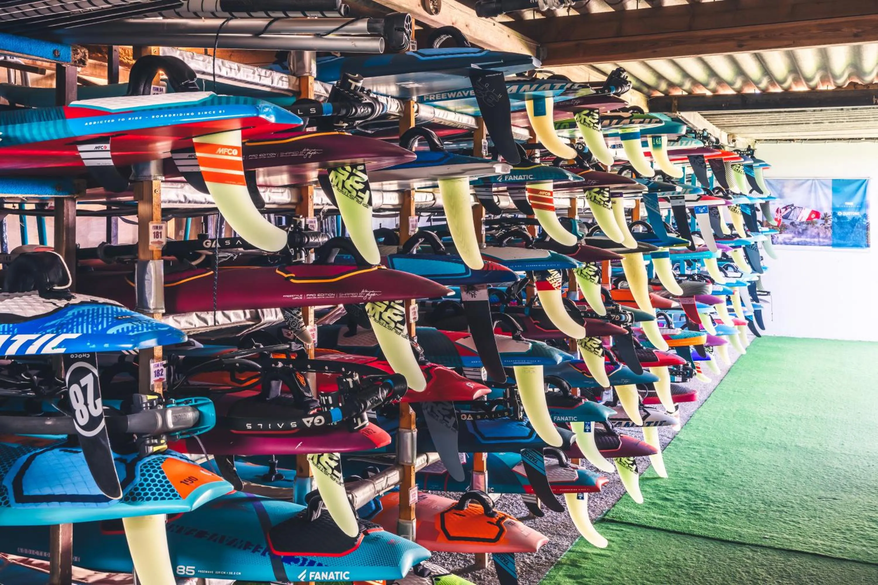 Windsurfing in Blue Horizon