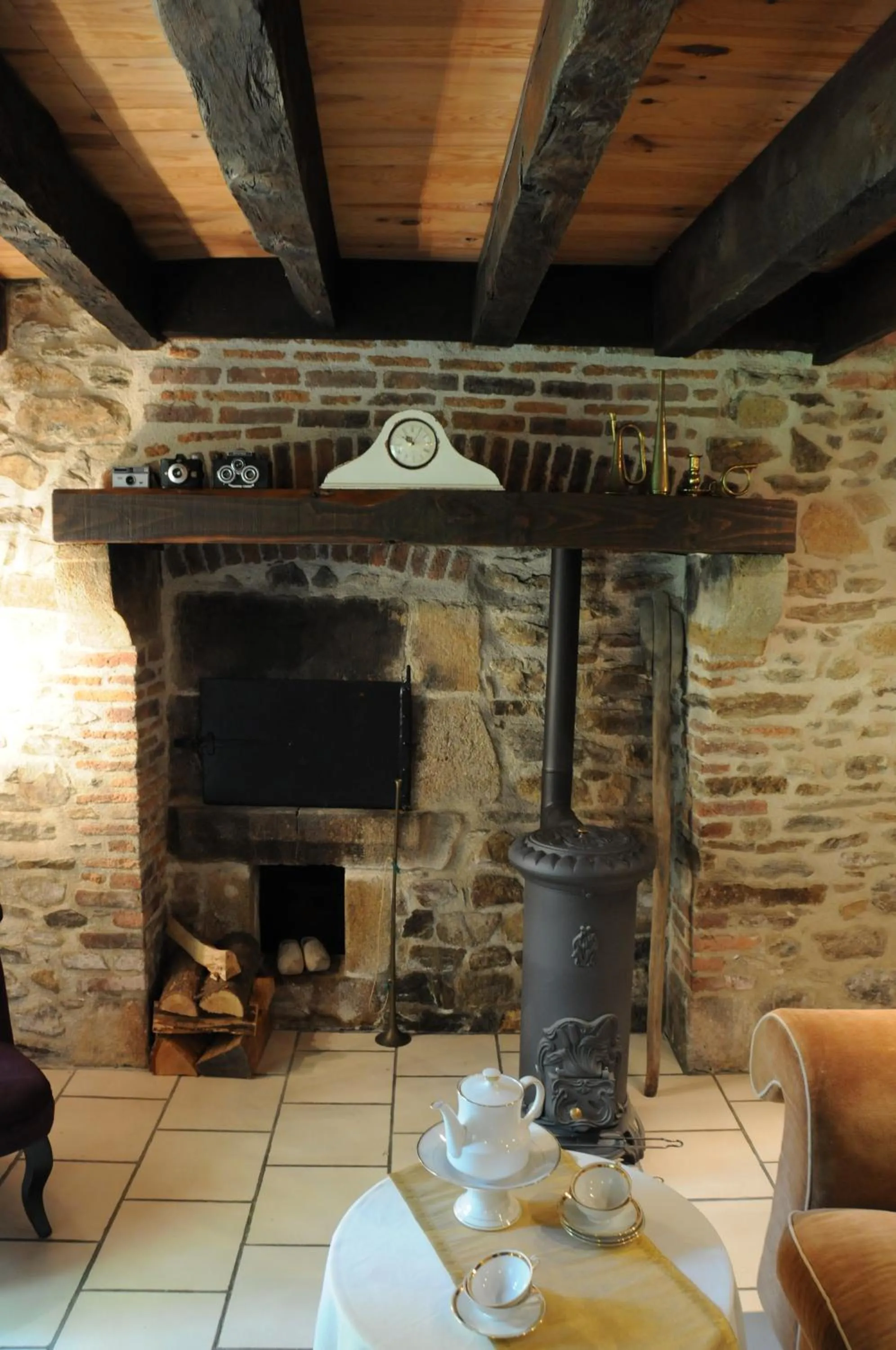 Living room in B&B Maison Coralie