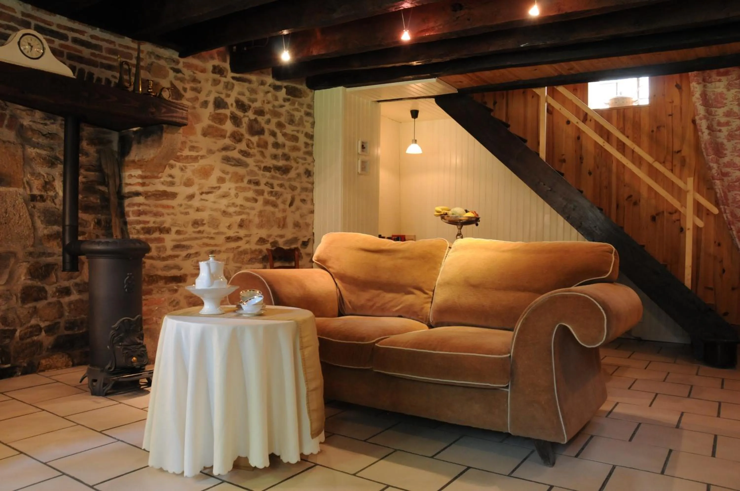 Living room in B&B Maison Coralie