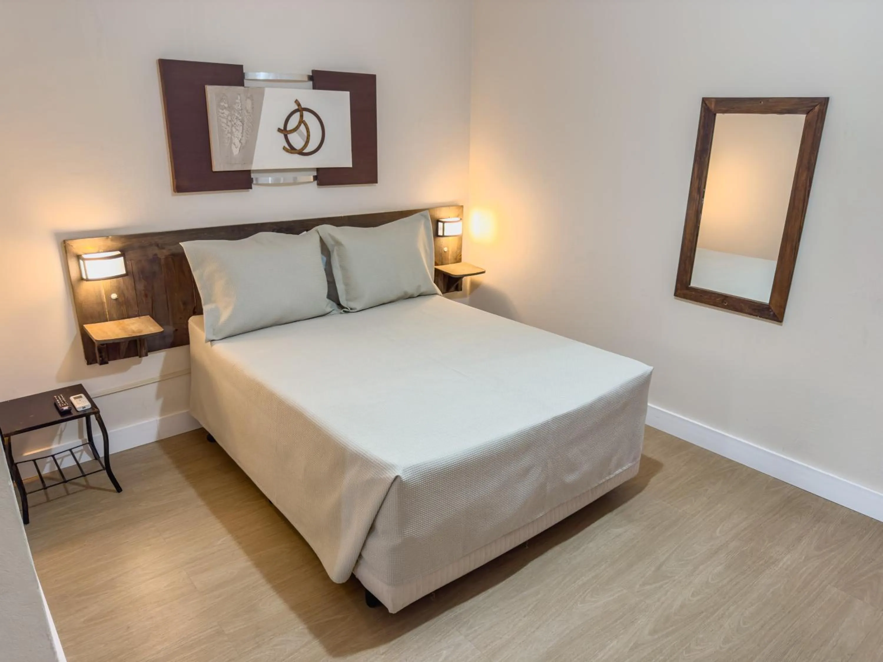 Bed in Hotel Santiago