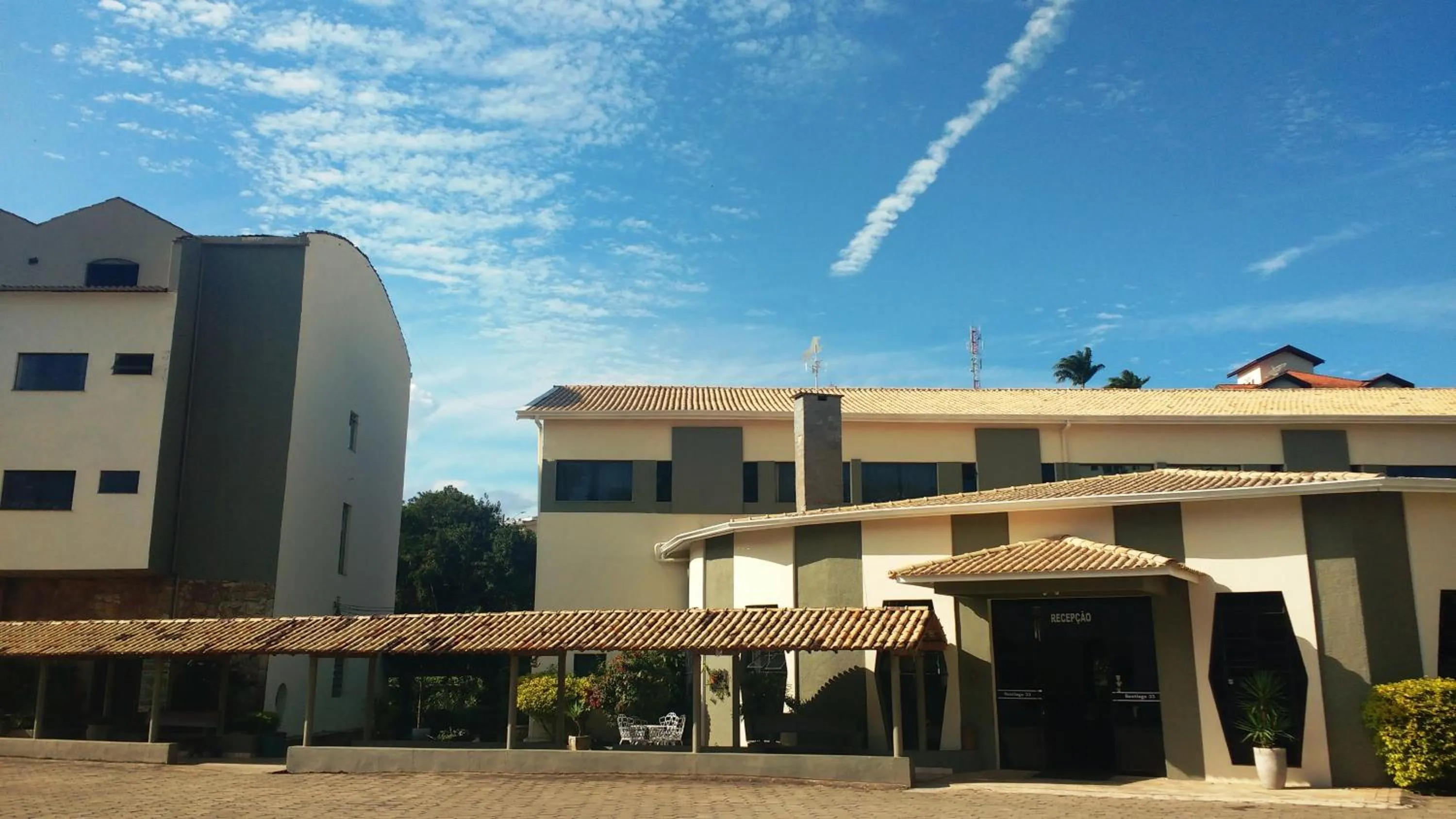 Facade/entrance in Hotel Santiago