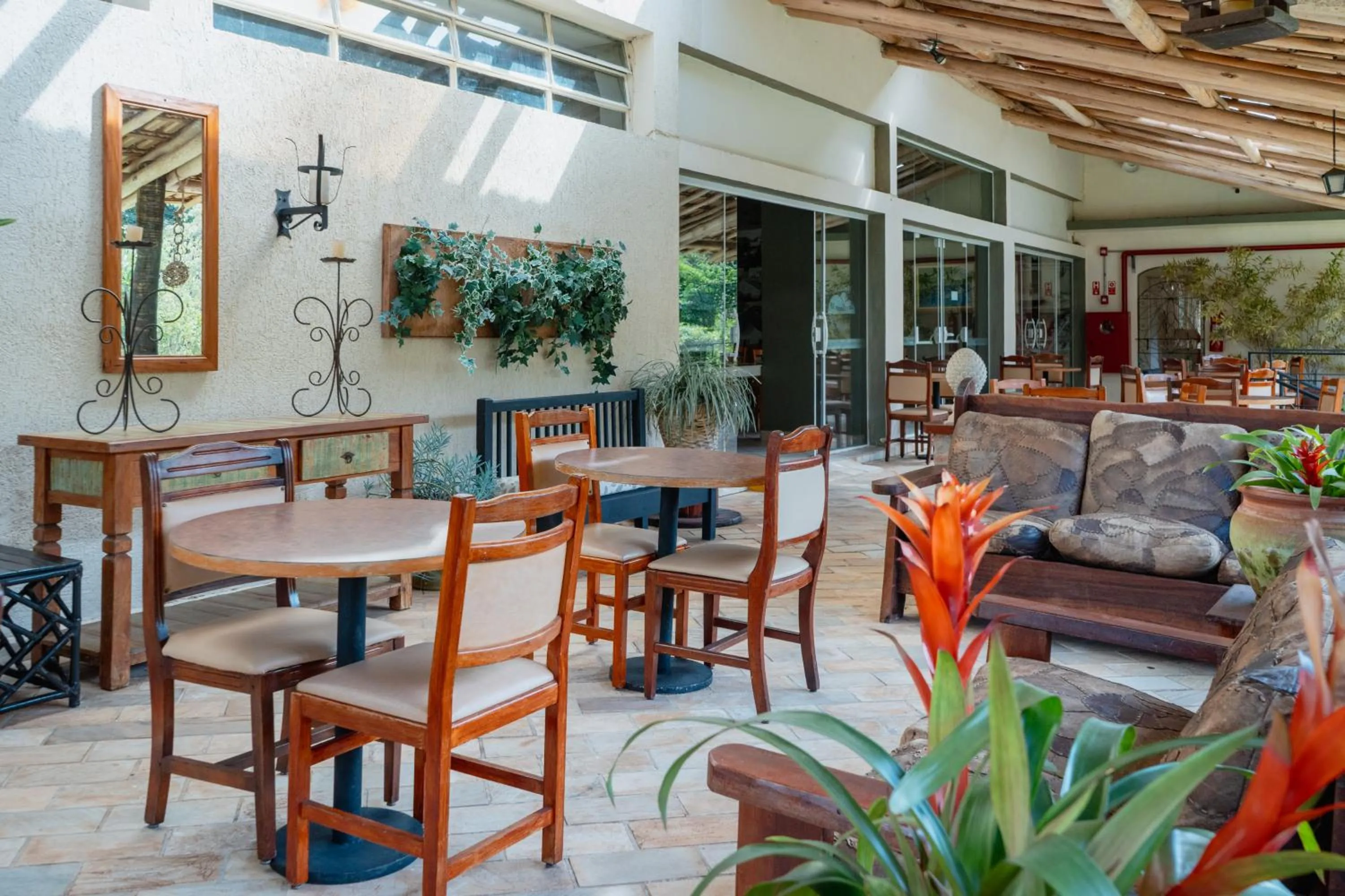 Patio in Hotel Santiago