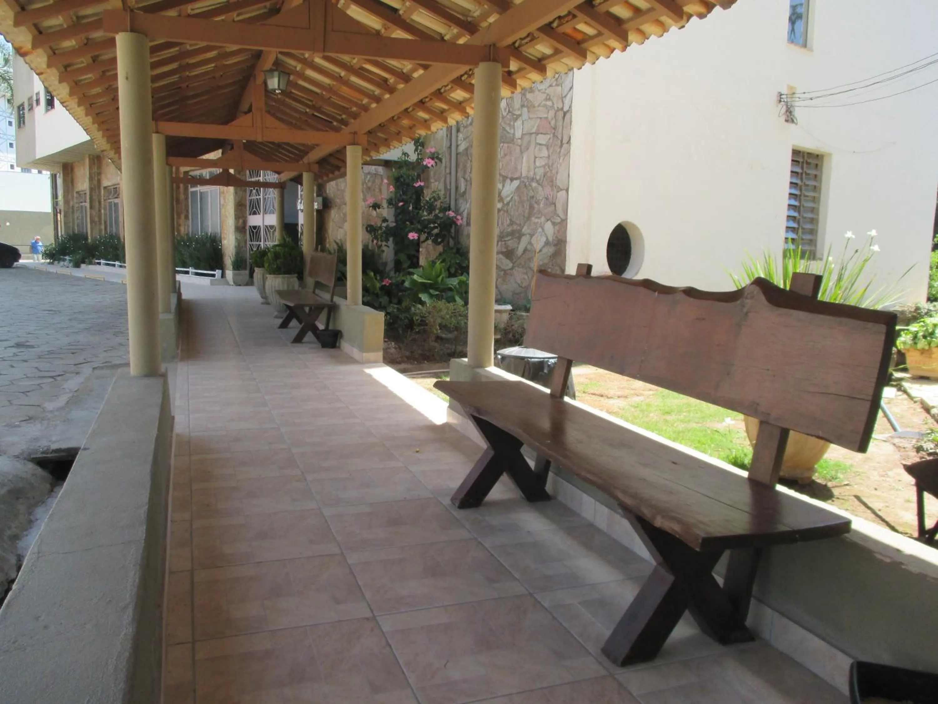 Patio in Hotel Santiago