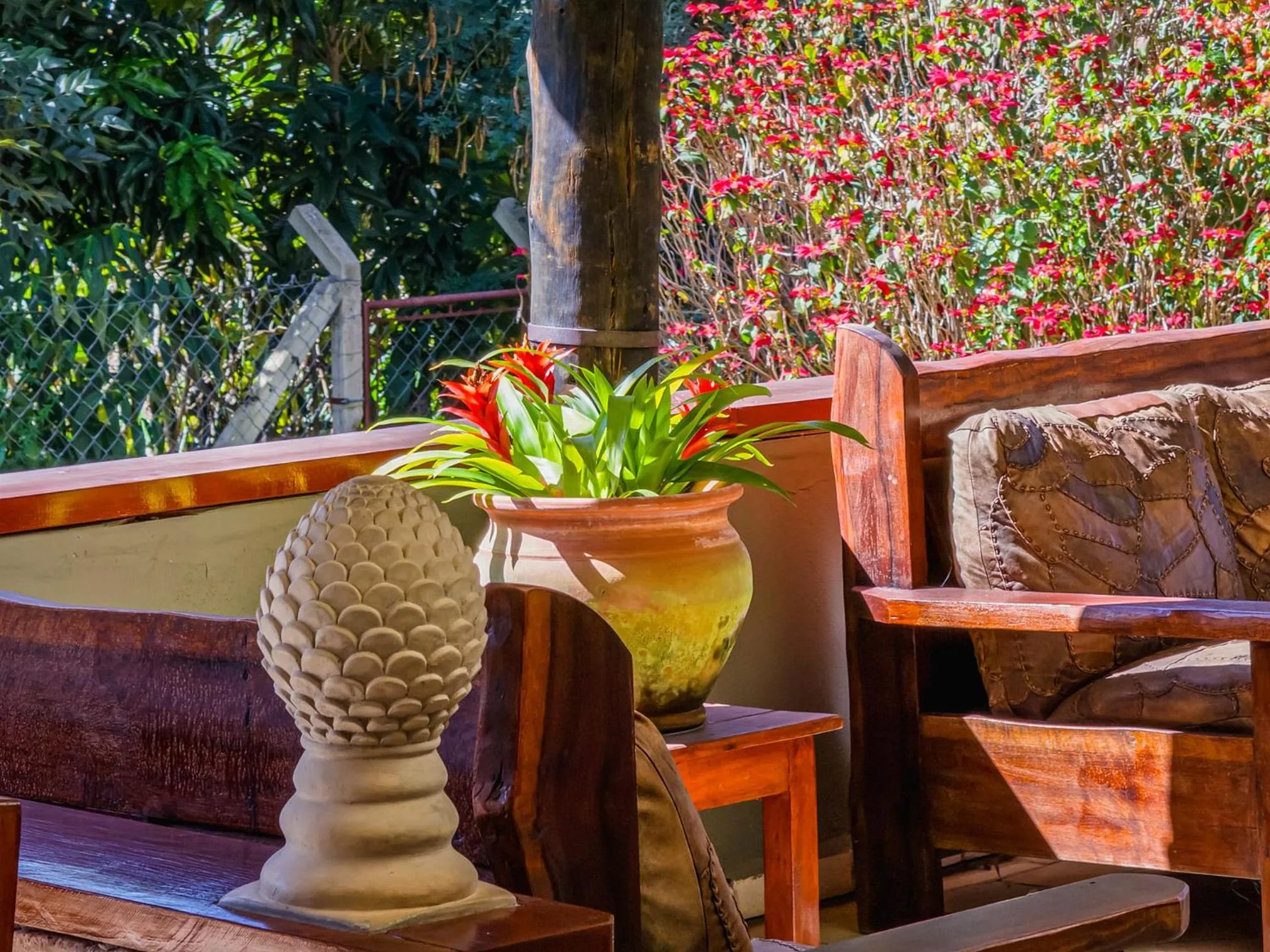 Patio in Hotel Santiago