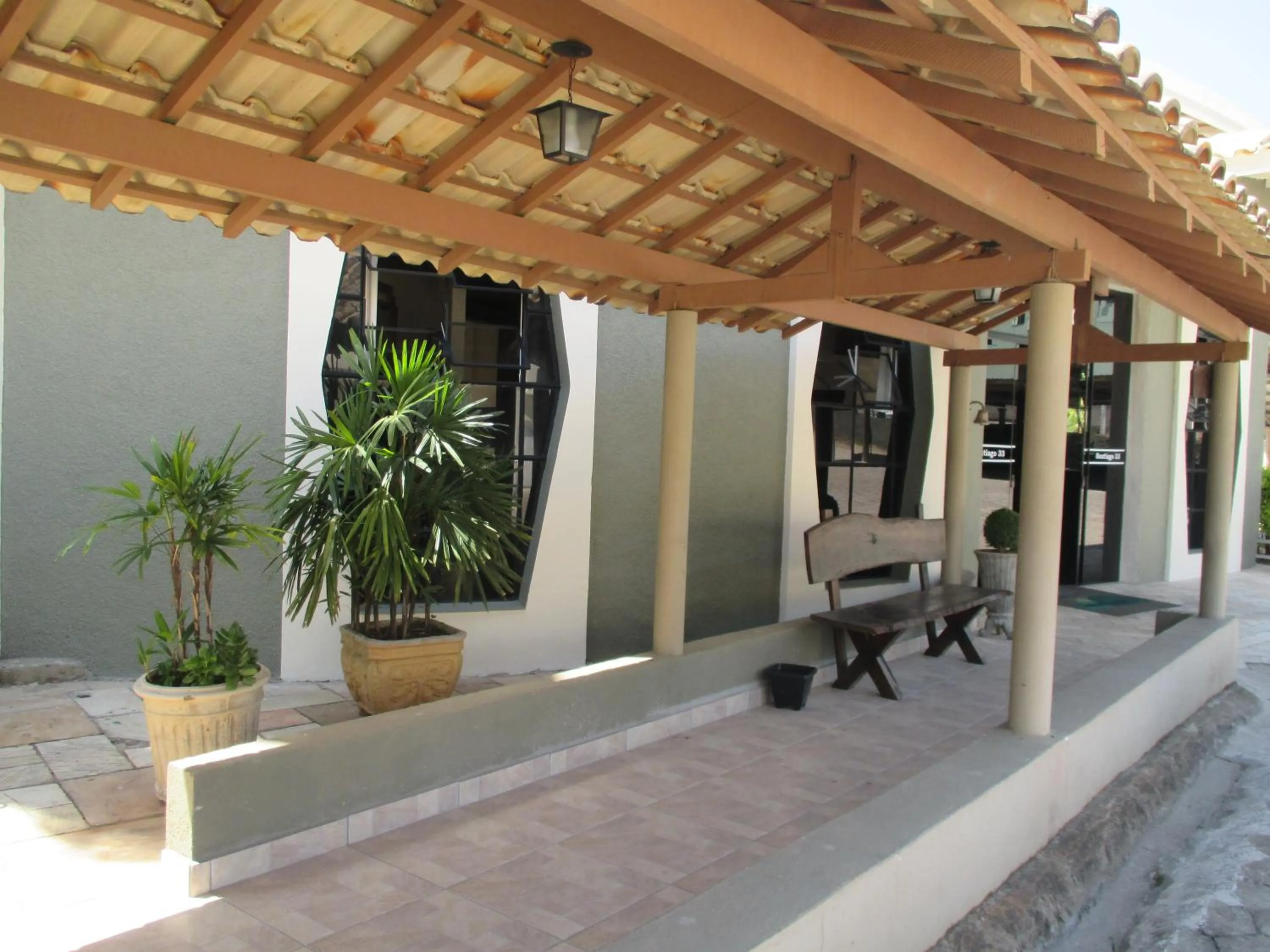 Patio in Hotel Santiago