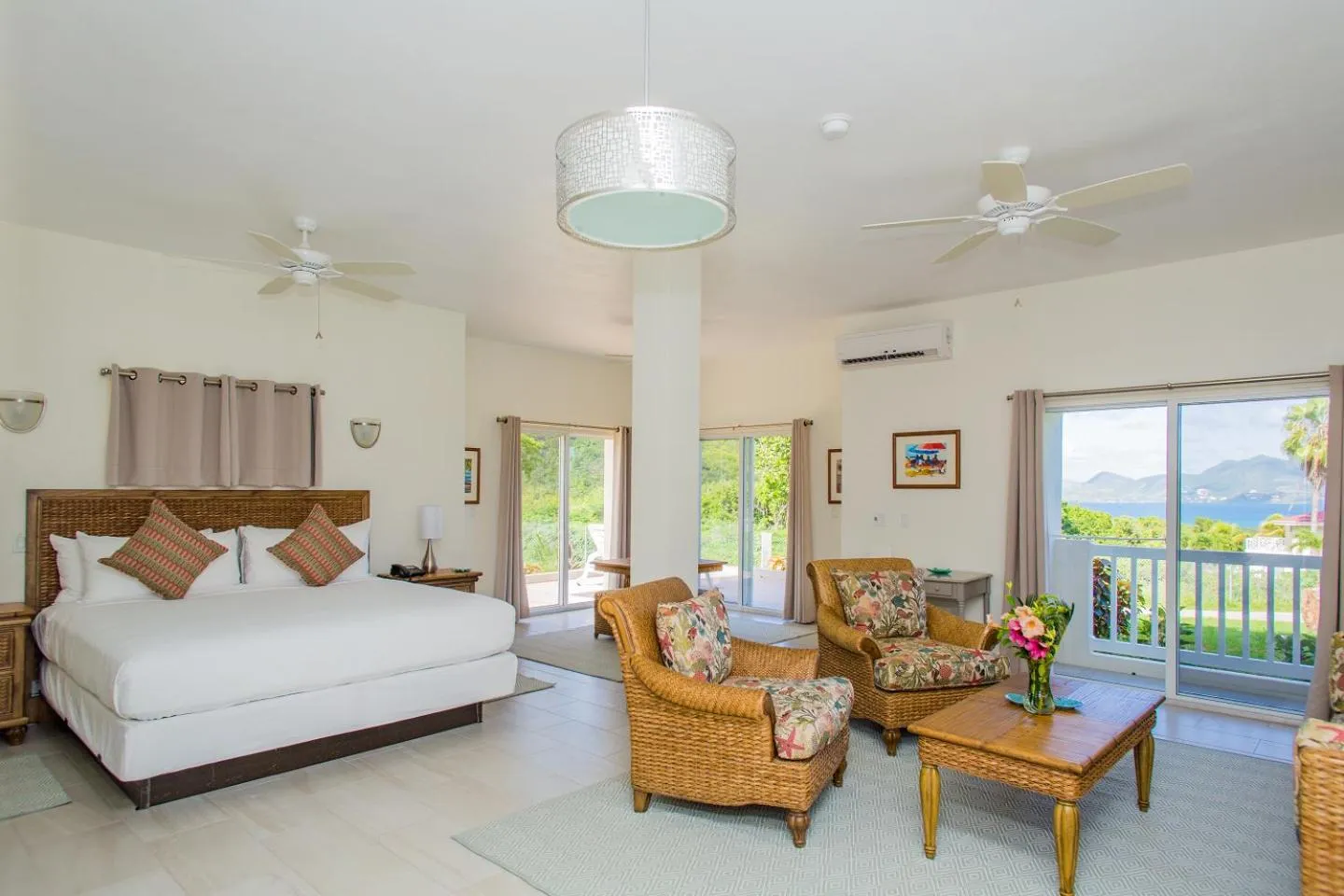 Bed in Mount Nevis Hotel