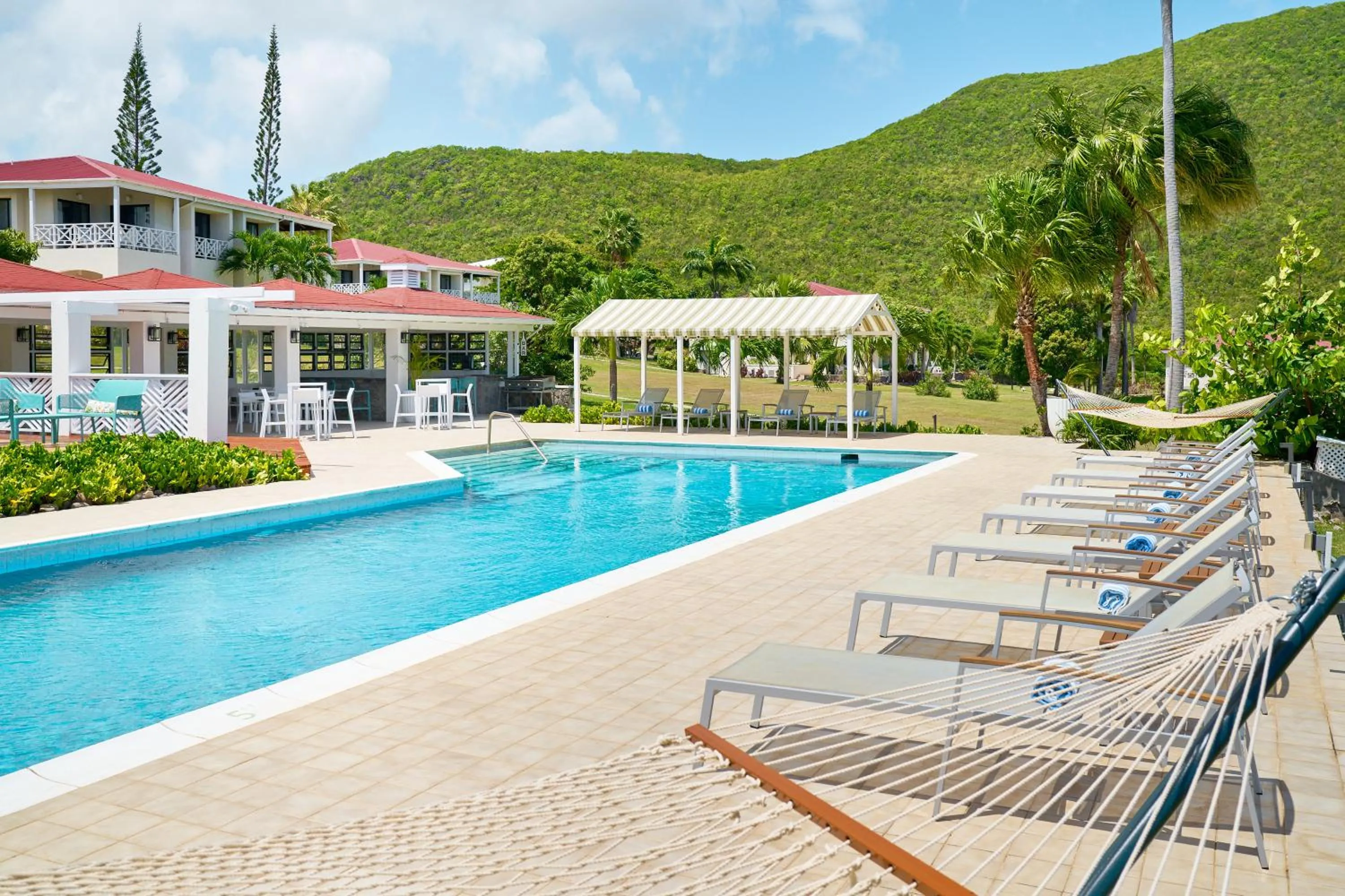 Swimming pool in Mount Nevis Hotel