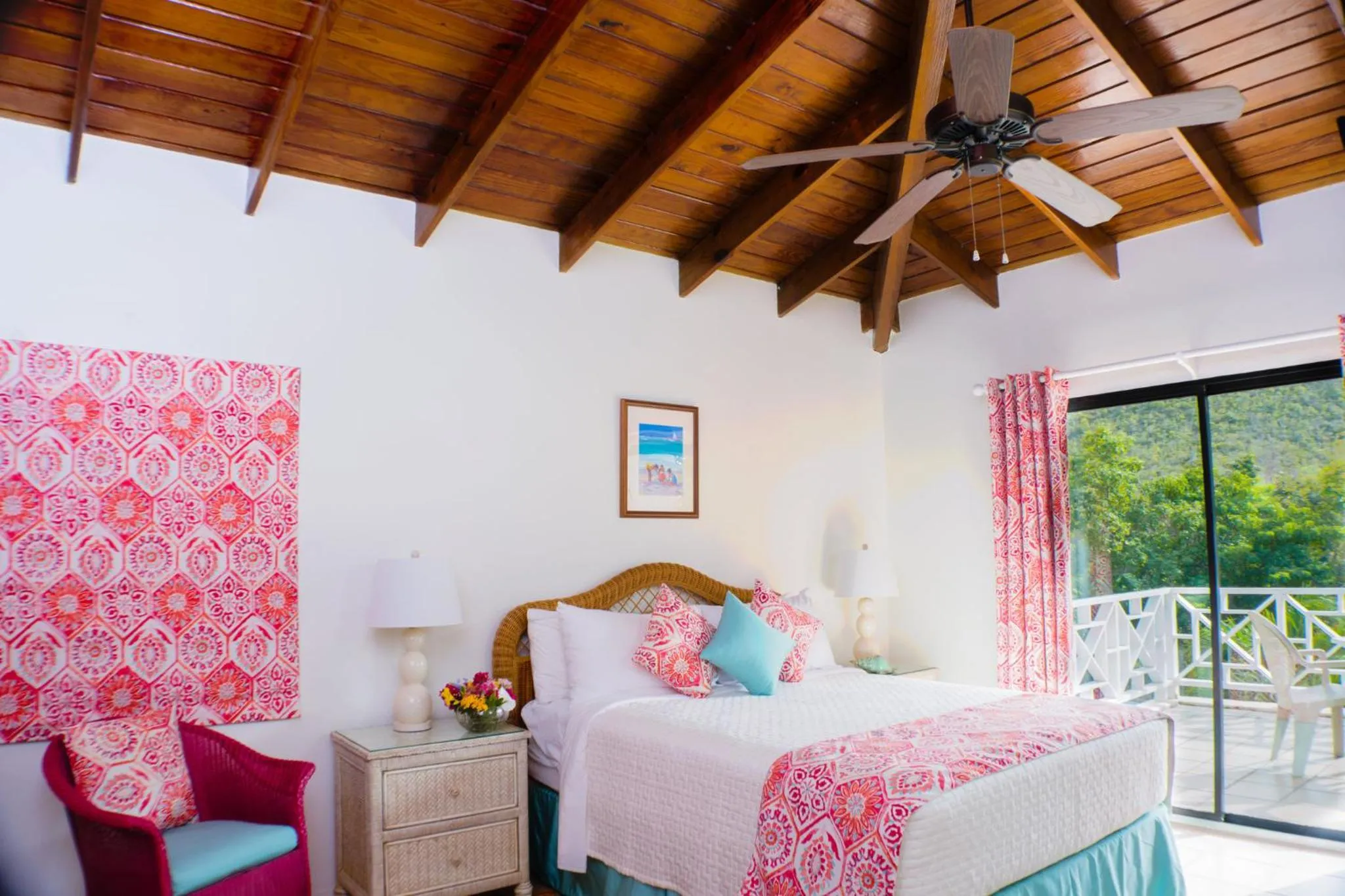 Bed in Mount Nevis Hotel