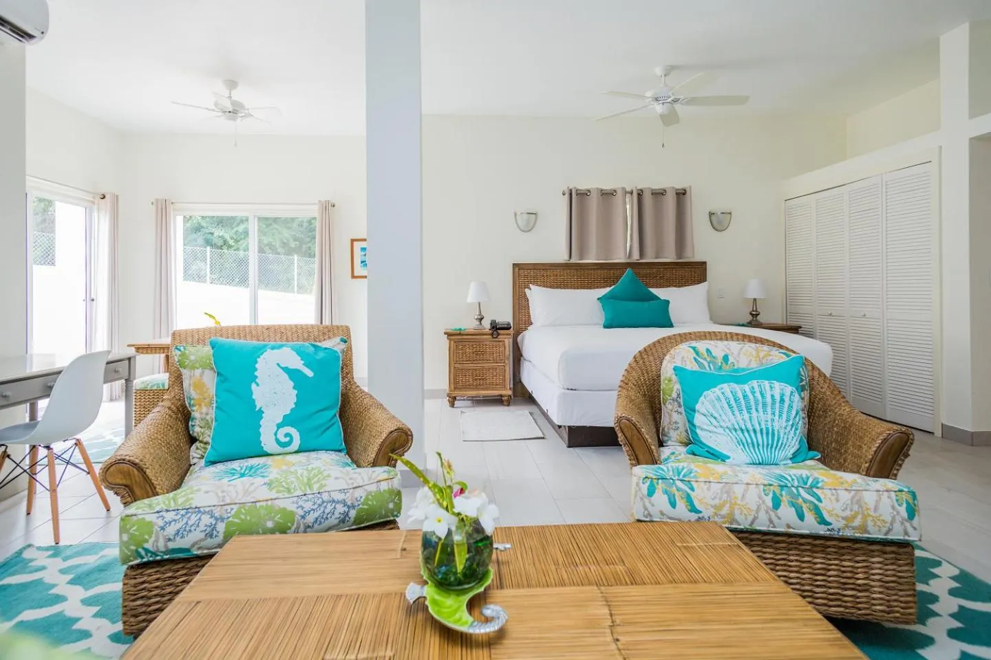 Bed in Mount Nevis Hotel