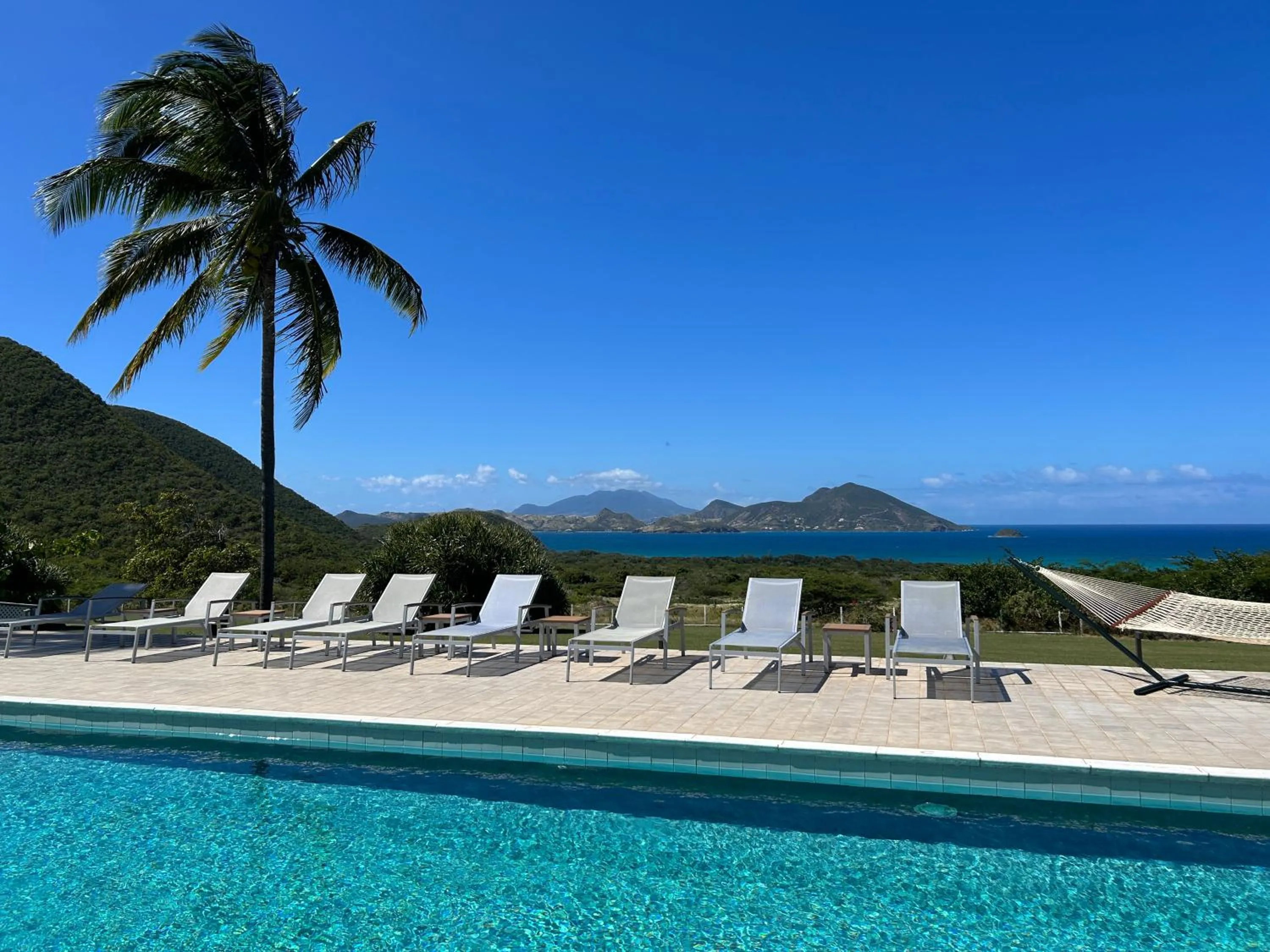 Pool view in Mount Nevis Hotel
