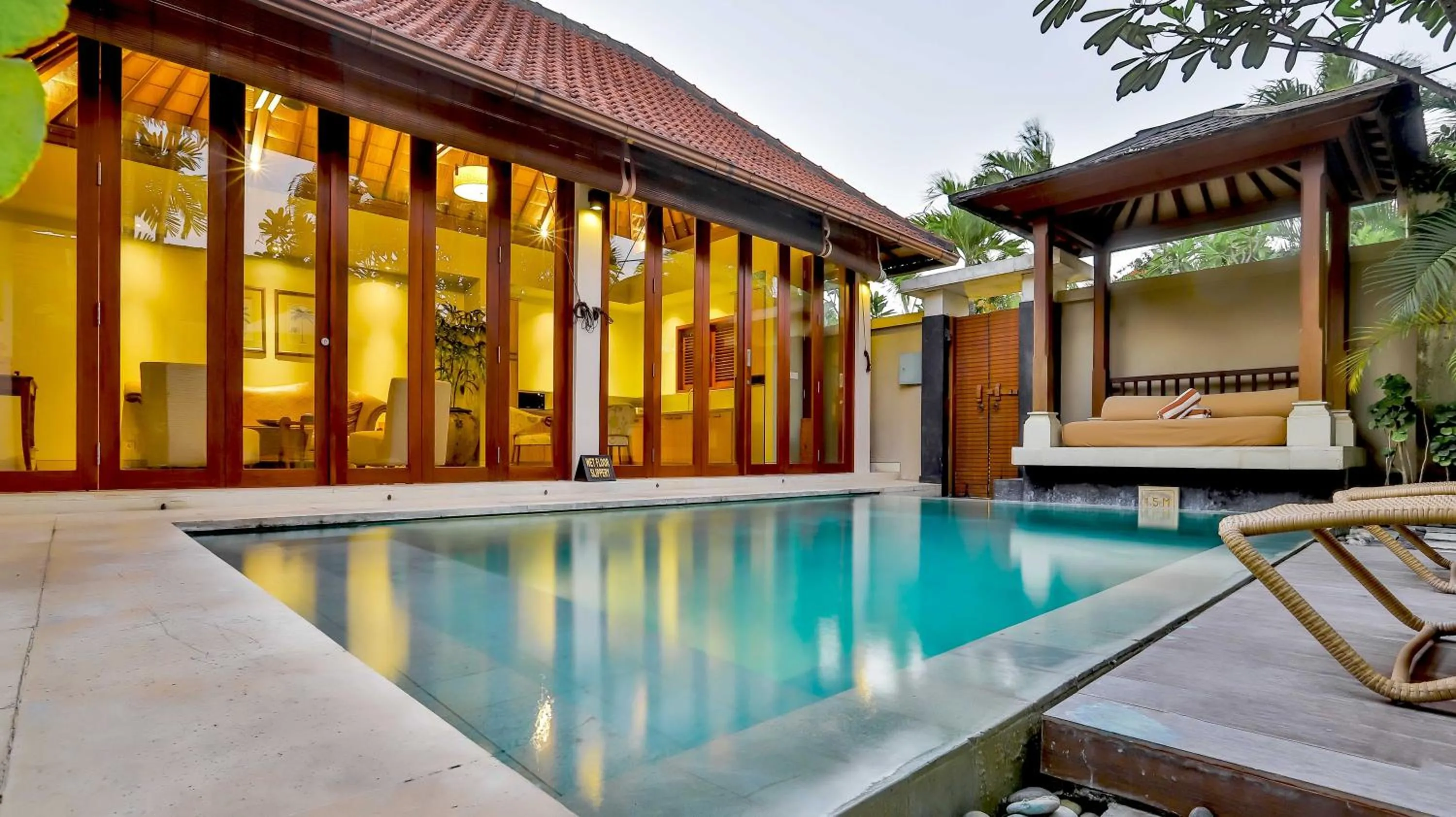 Swimming pool in DISINI Luxury Spa Villas-CHSE Certified