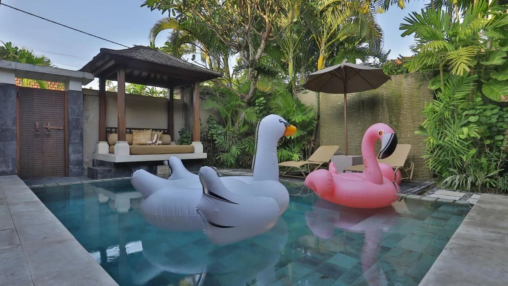 Swimming pool in DISINI Luxury Spa Villas-CHSE Certified