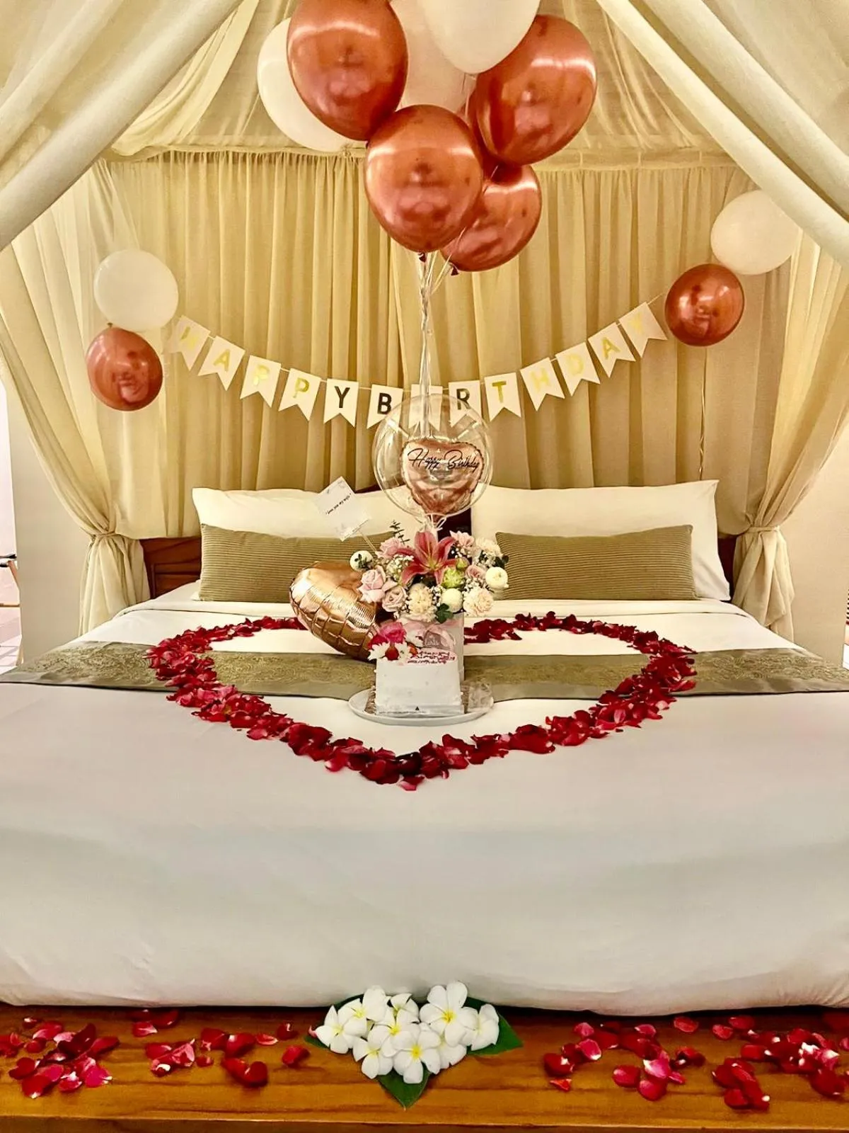 wedding, Bed in DISINI Luxury Spa Villas-CHSE Certified