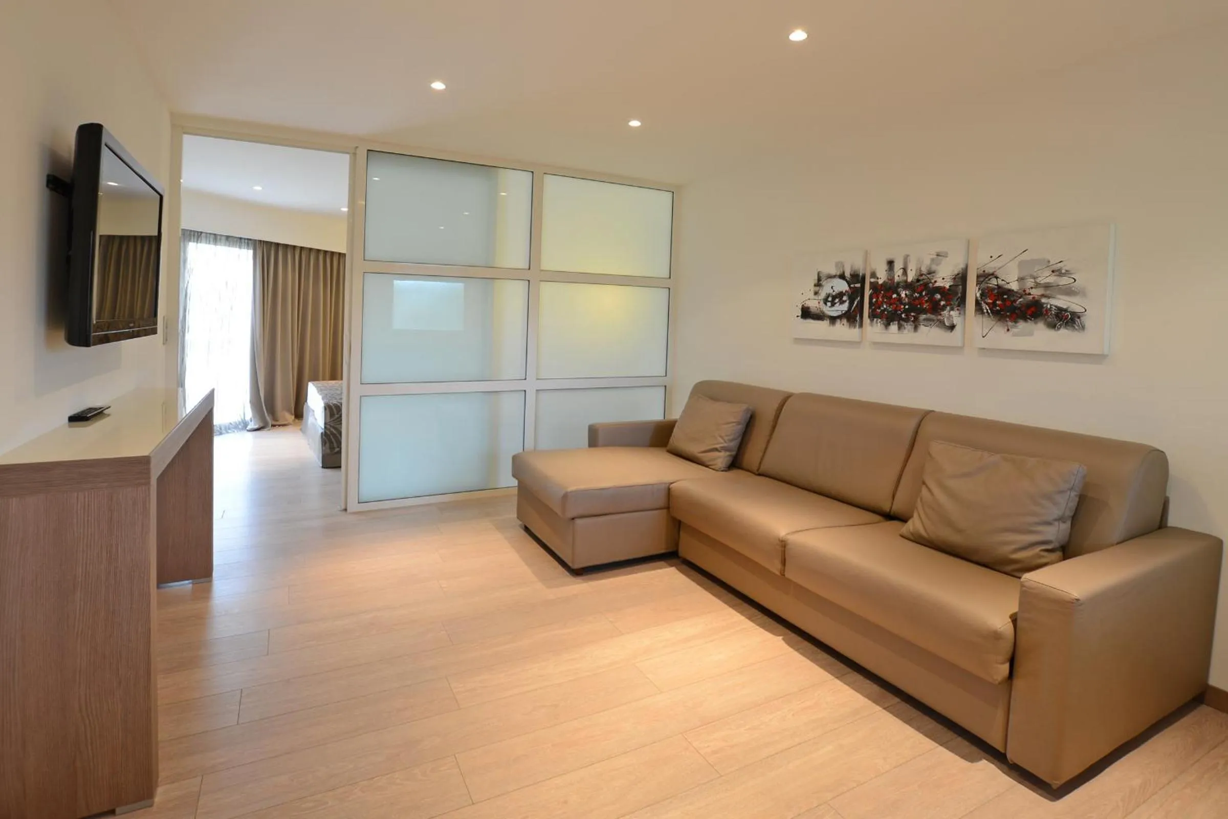 Seating area in Calvi Hôtel