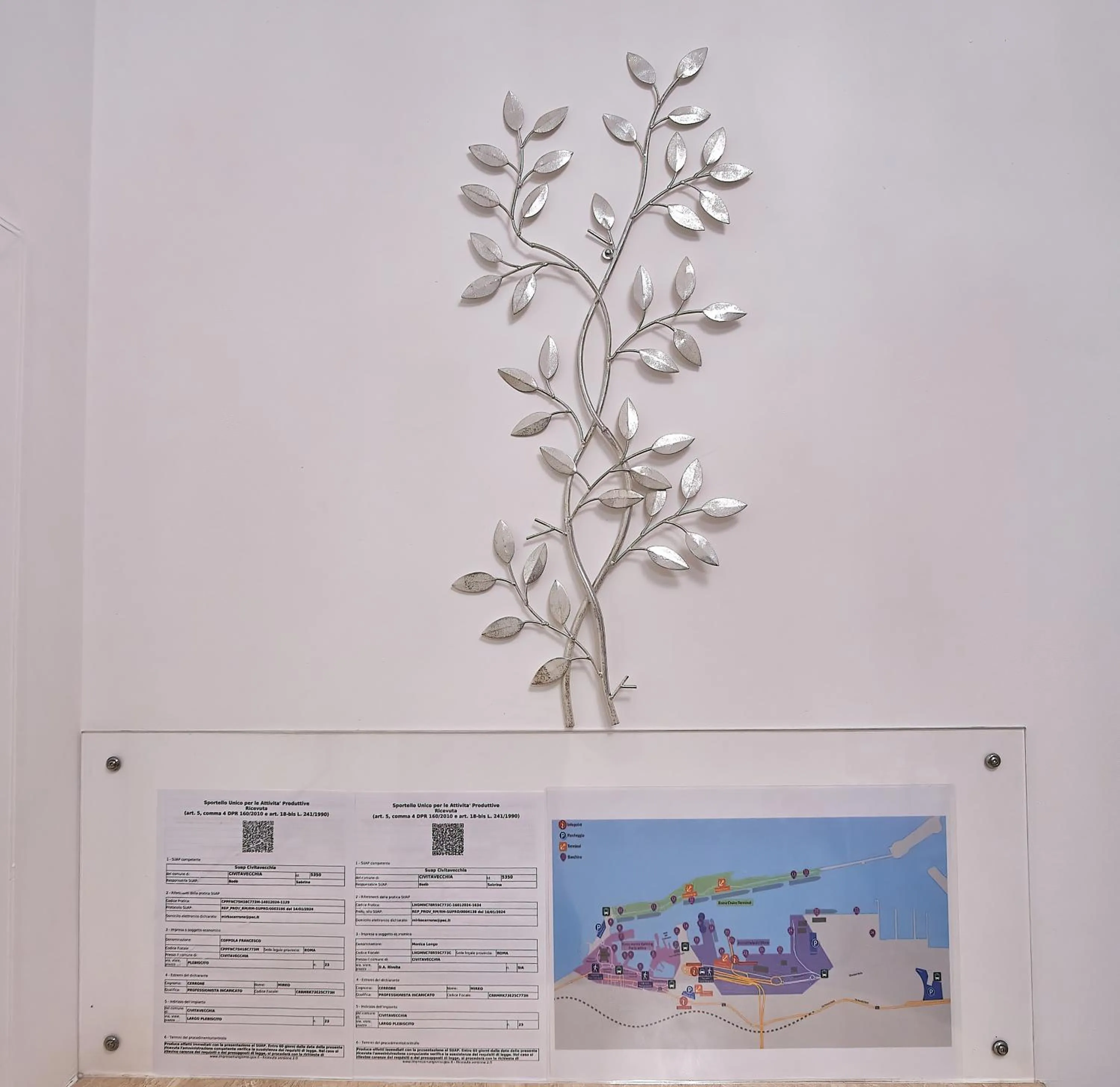 Decorative detail in Museum Guest House