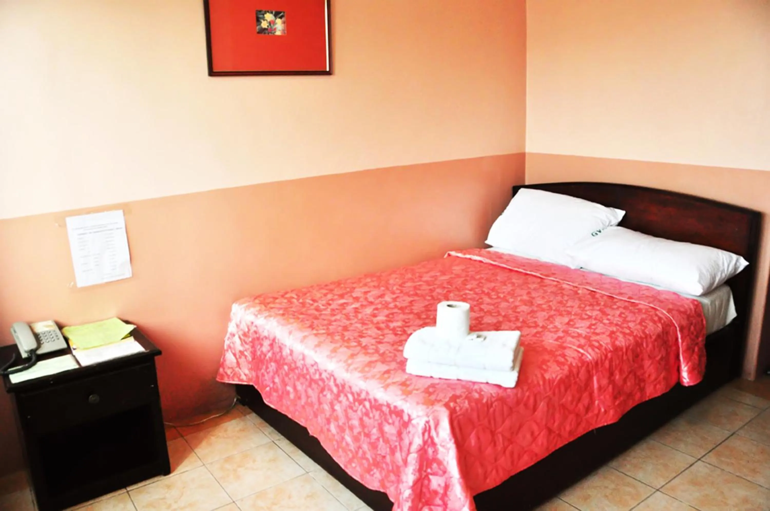 Bed in GV Tower Hotel