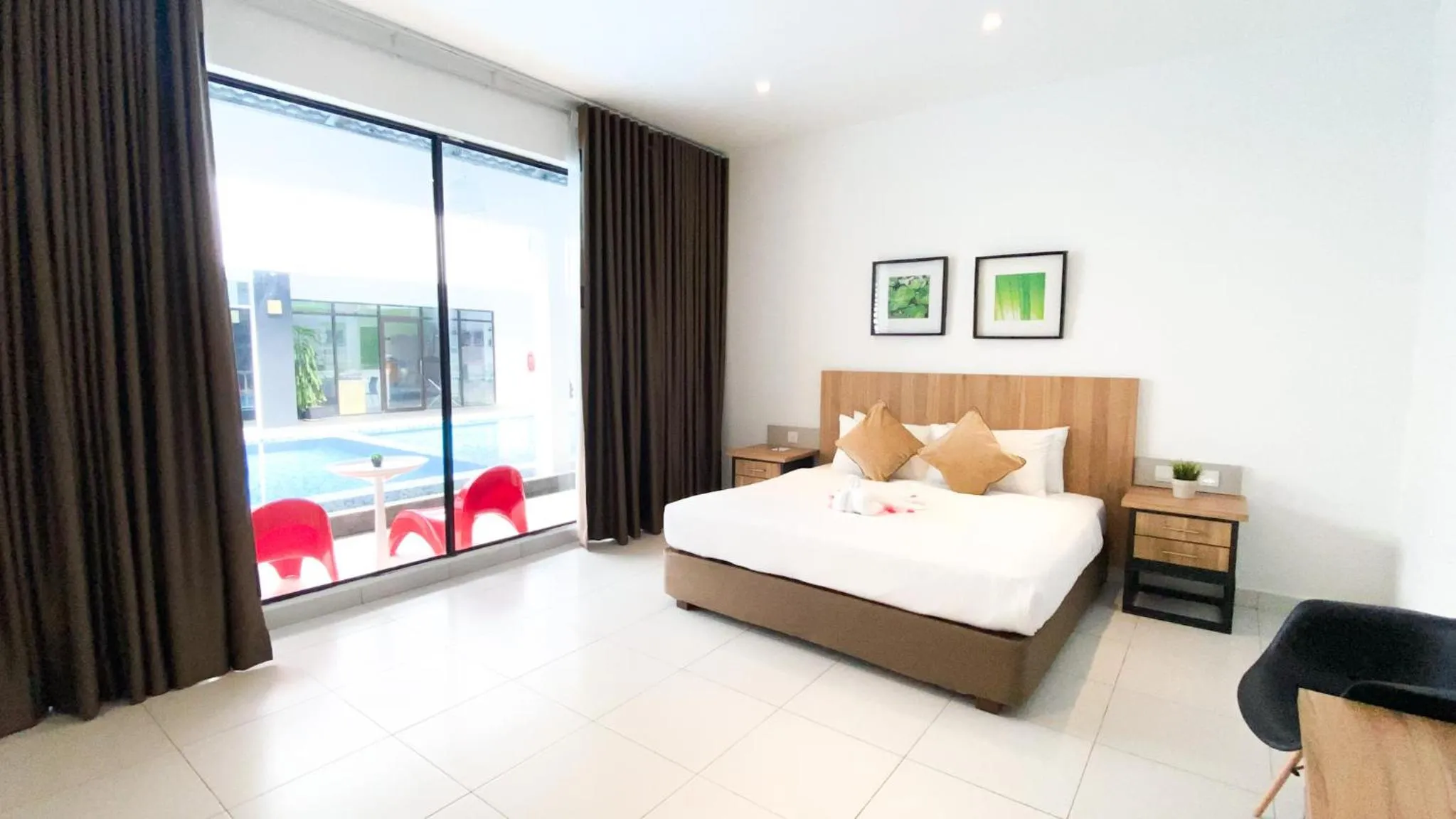 Bed in The Villa Langkawi