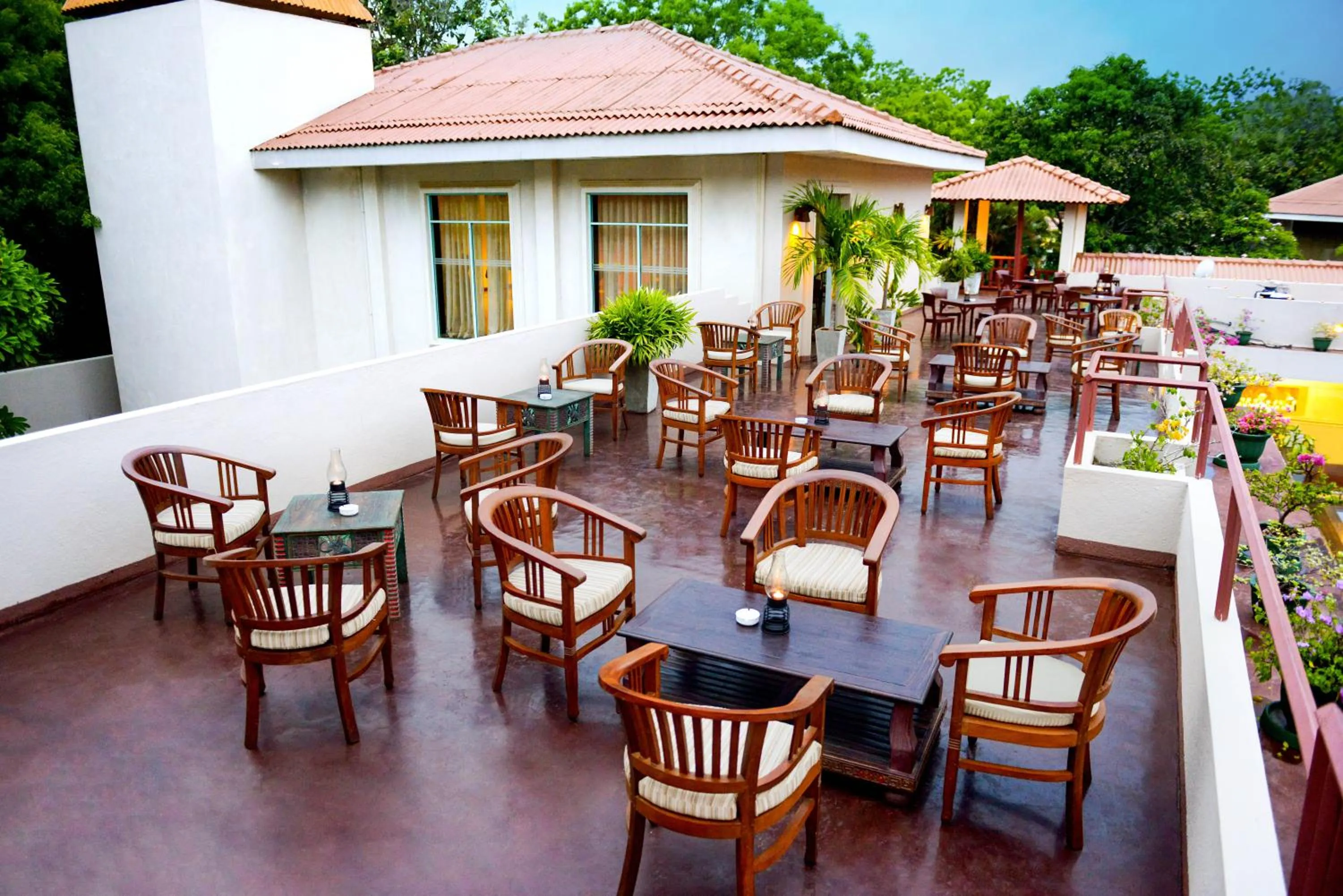 Patio in Mandara Rosen Yala, Kataragama