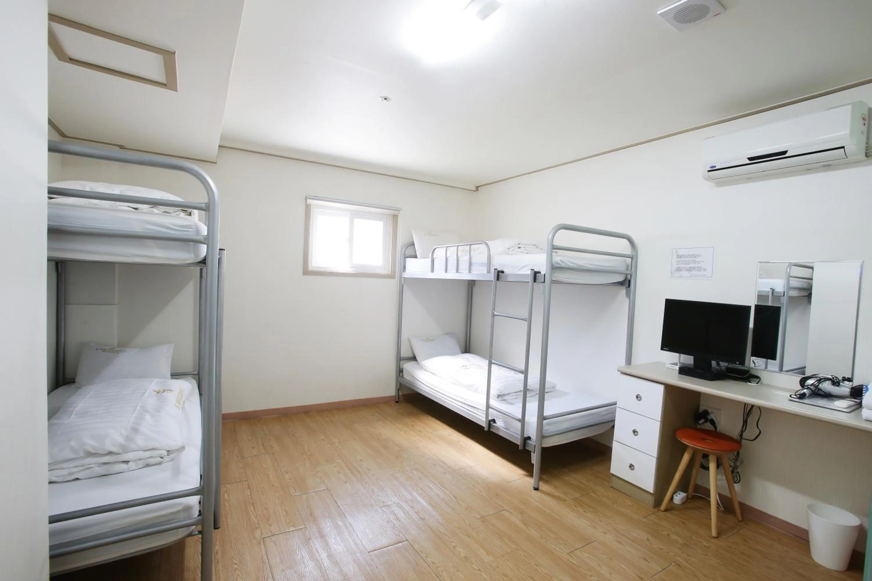 Decorative detail, Bed in K-POP Residence Myeongdong 1