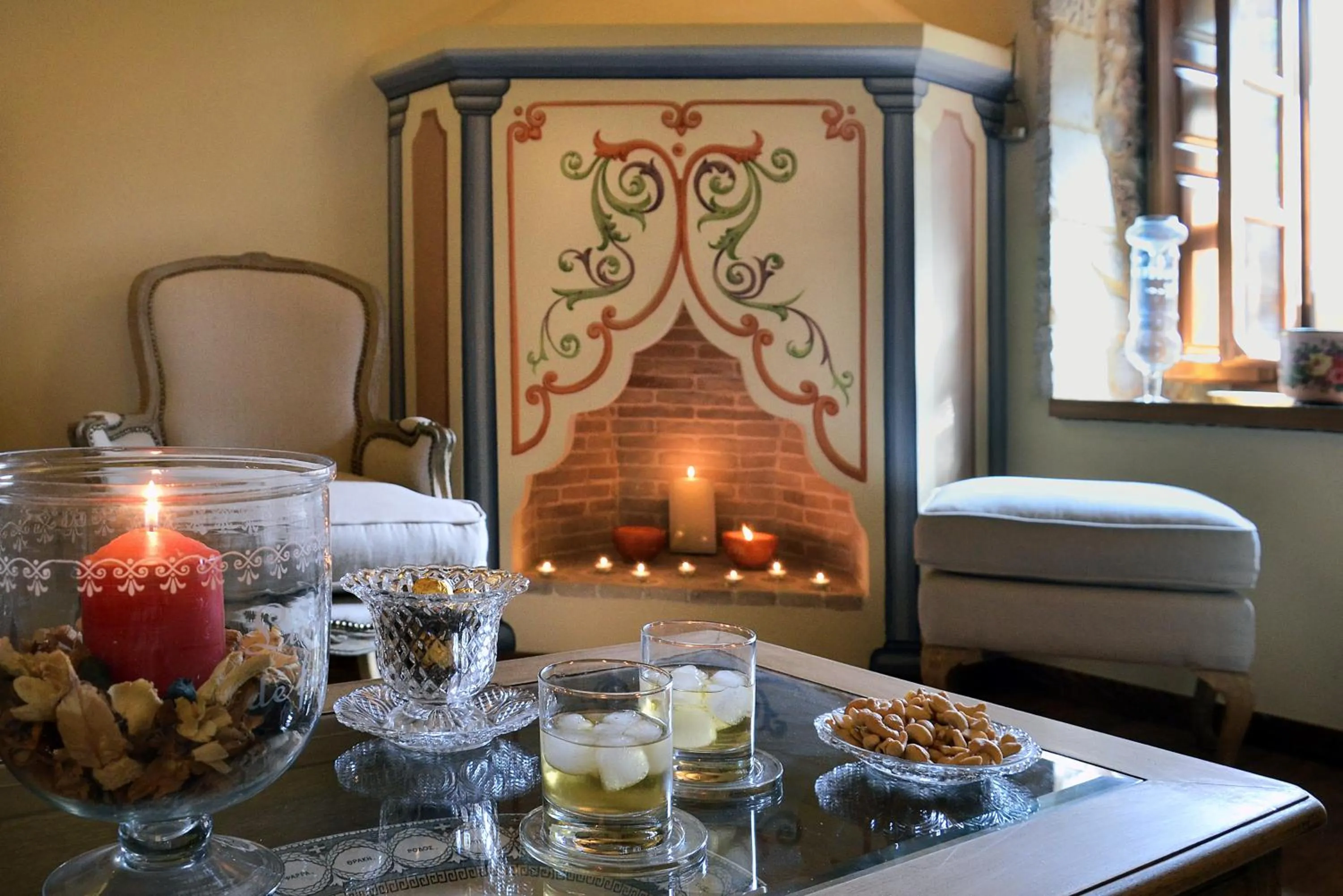 Lobby or reception in Archontiko Chioti