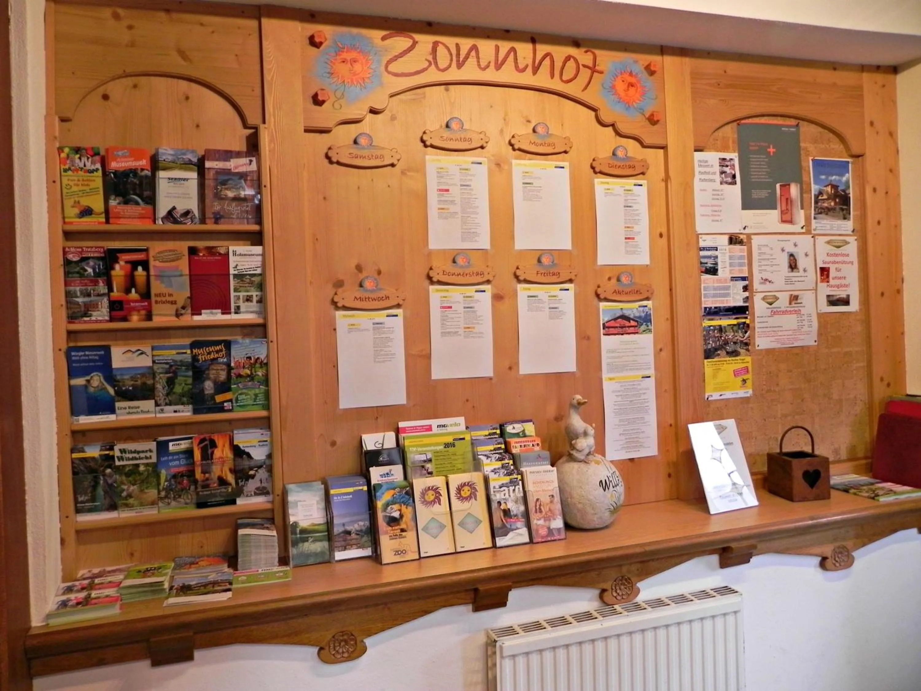 Decorative detail in Hotel-Restaurant Sonnhof